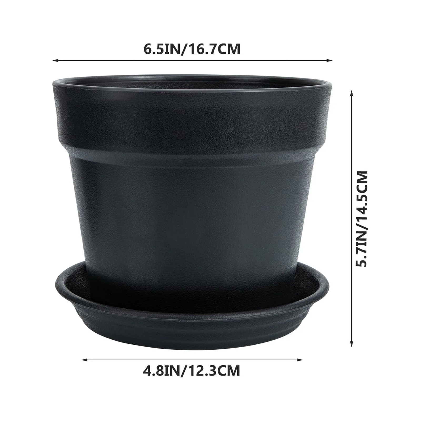 2 Sets Ceramic Lookwith Tray Orchids Pots Indoor Plant Planter for Plants Decor Vintage Green Dill Pp