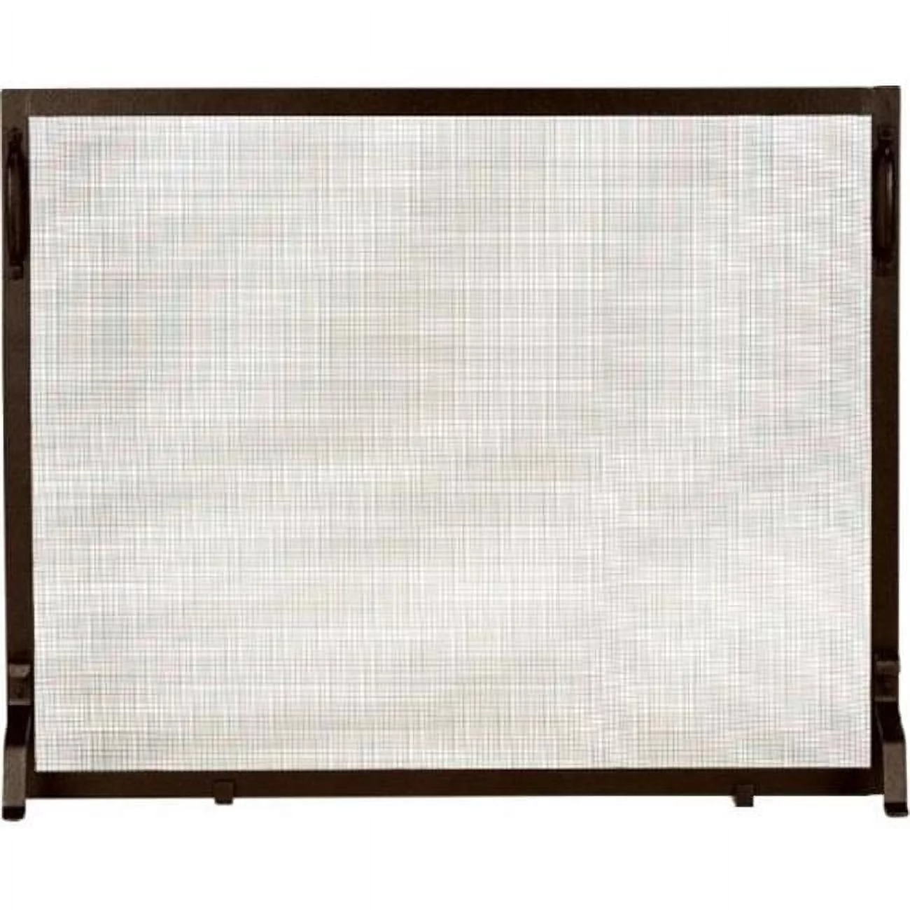 Wrought Iron Panel Screen, Bronze