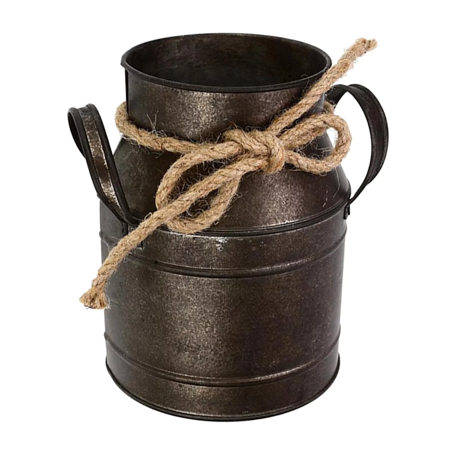 Decorative Bucket Flower Pot Retro Flower Vase Garden Plant Flowerpot Succulent Display Bucket