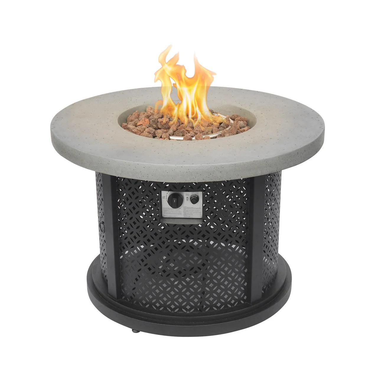 Round Fire Pit Table
