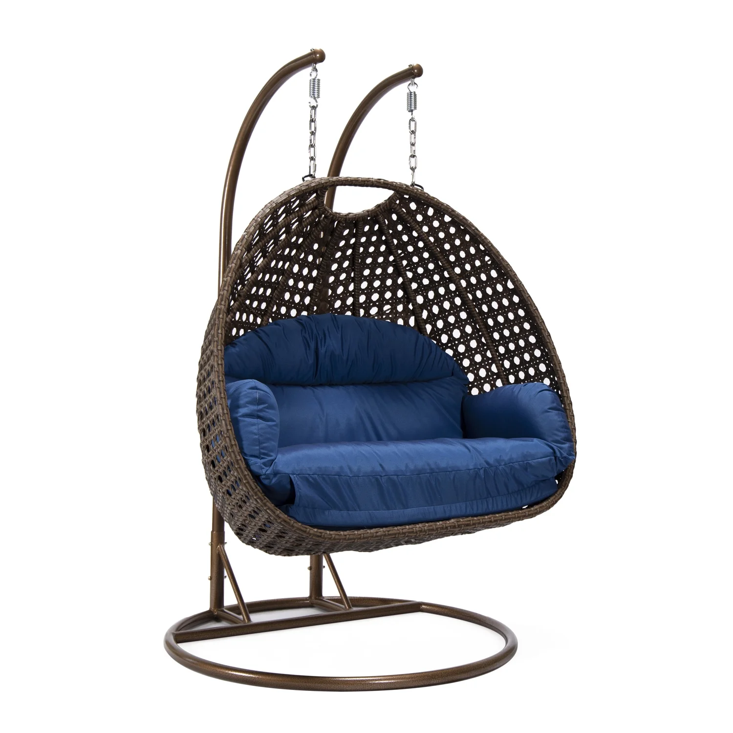 Maykoosh Dark Brown  Baroque Bonanza Hanging 2 Person Egg Swing Chair
