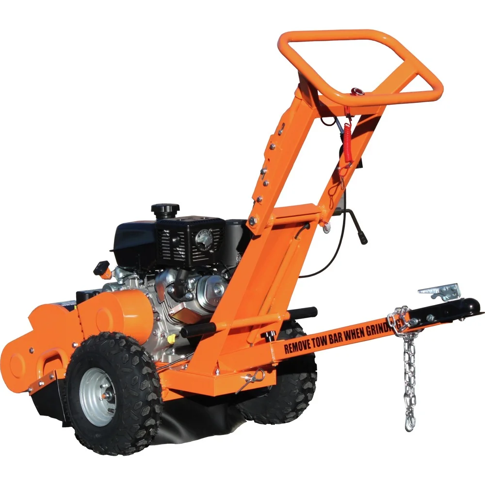 PowerKing PK0803-EH 10 in. 14HP Stump Grinder Chipper Shredder with Extra Teeth