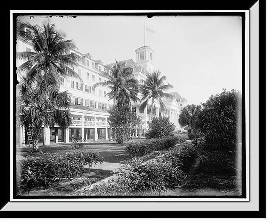 Historic Framed Print, The Royal Poinciana, Palm Beach, Florida - 4, 17-7/8