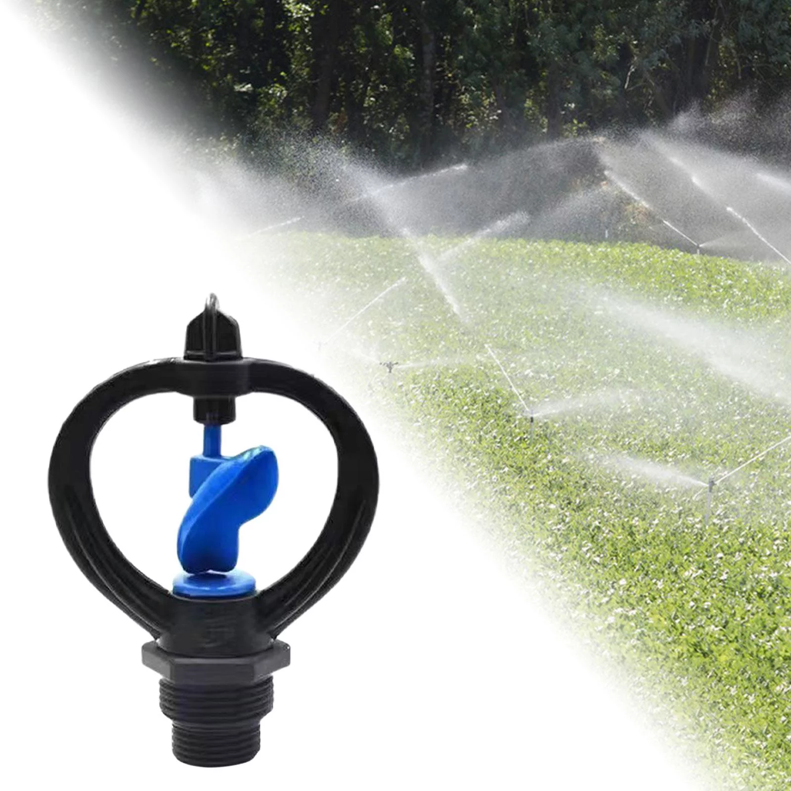 360 Degrees Lawn Irrigation Watering Sprinkler 4 Point Butterfly Head Irrigation Style B