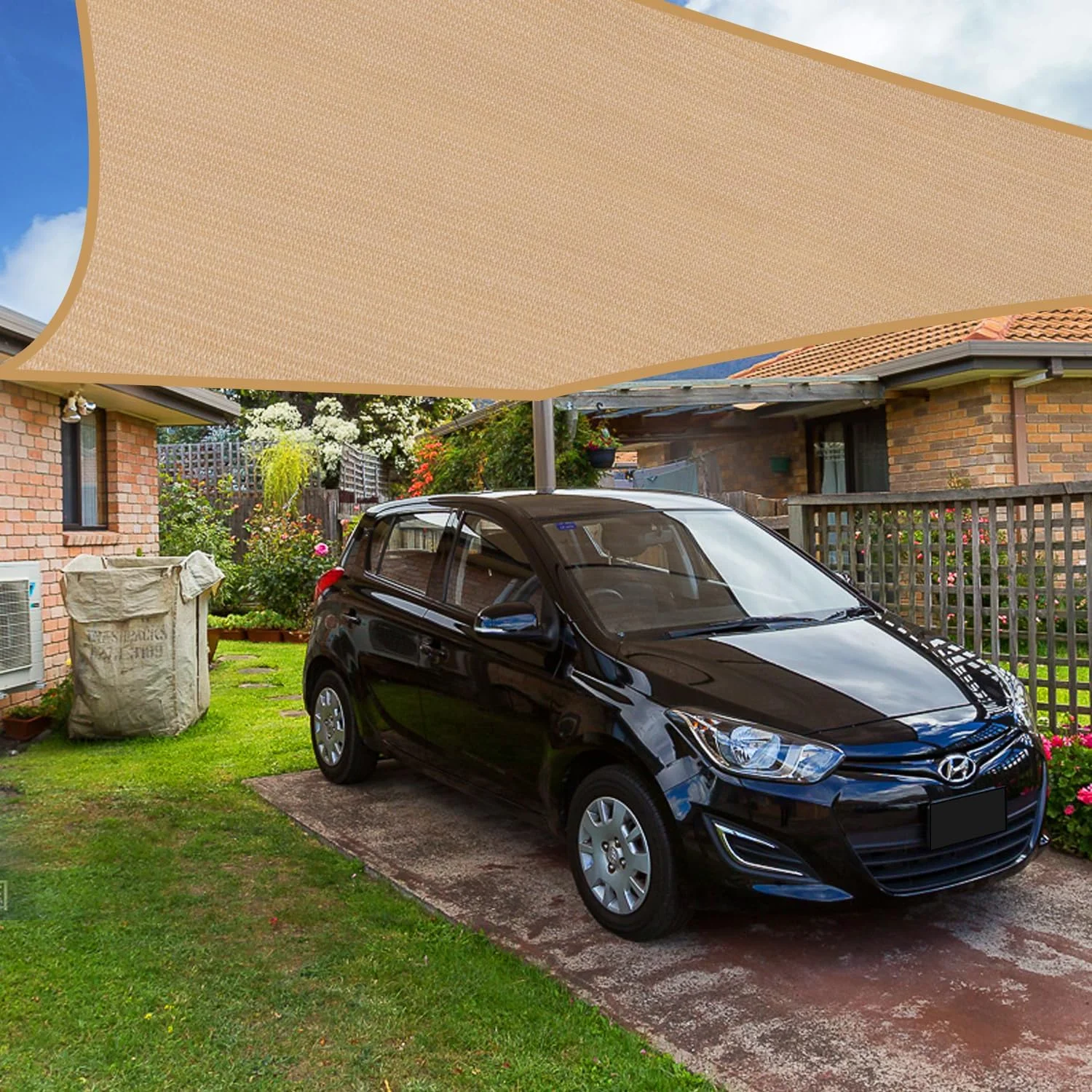 VICLLAX Patio Folding Chairs Set of 8, Outdoor Portable Dining Chairs for Lawn Garden Deck Backyard Porch, Brown