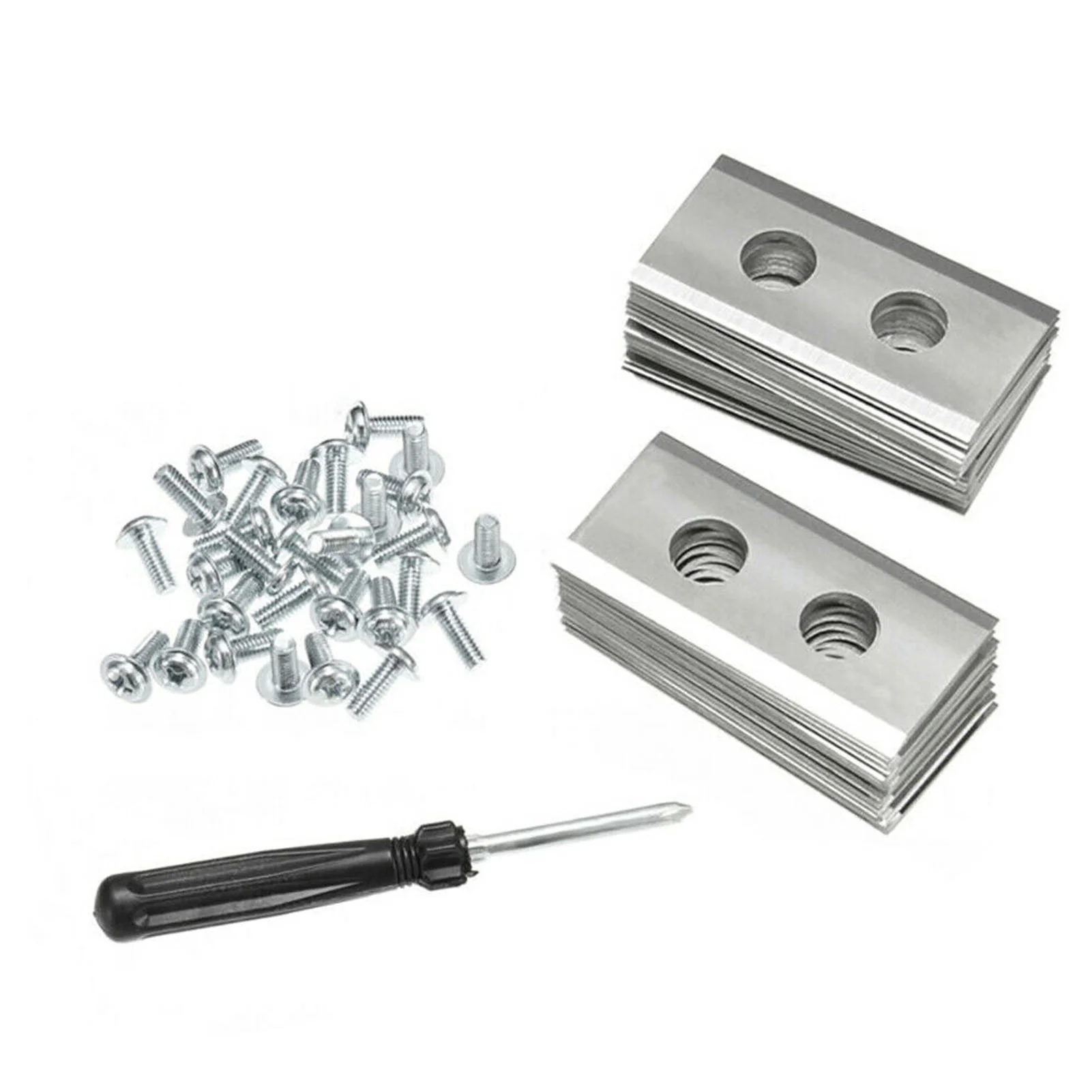 30Pcs Mower + 60Pcs Screws + Screwdriver Replacement for Worx Landroid Mower Robot