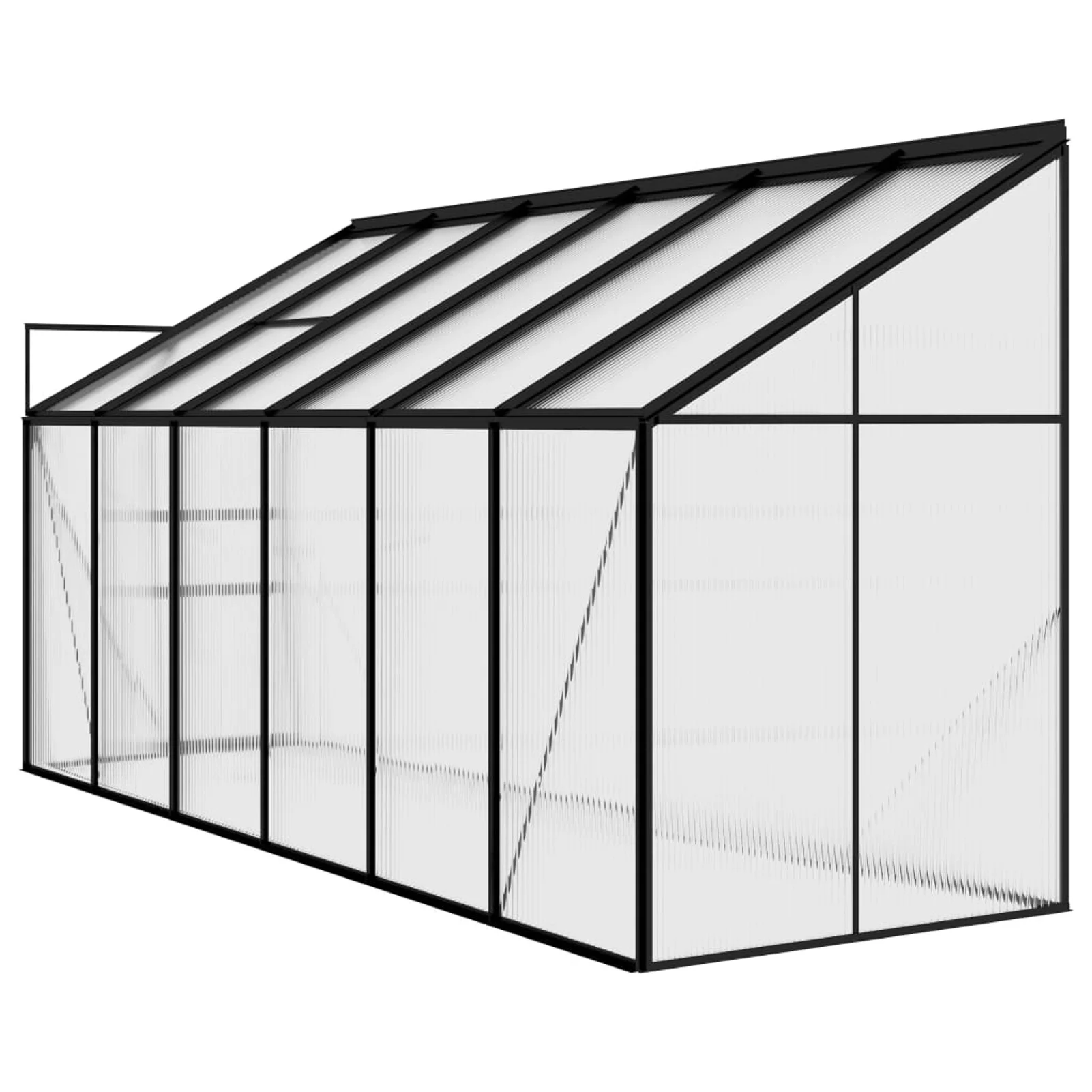 Uteam Aluminum Greenhouse Anthracite 262.7 ft³