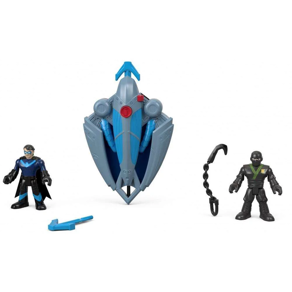 Imaginext DC Super Friends Ninja Nightwing & Glider Action Figure Sets
