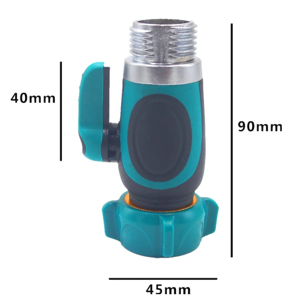 GuLuBin Sprinkler Doubler Garden Hose to Shut Off Valve Connect Outside Spigot Friendly Faucet Extension