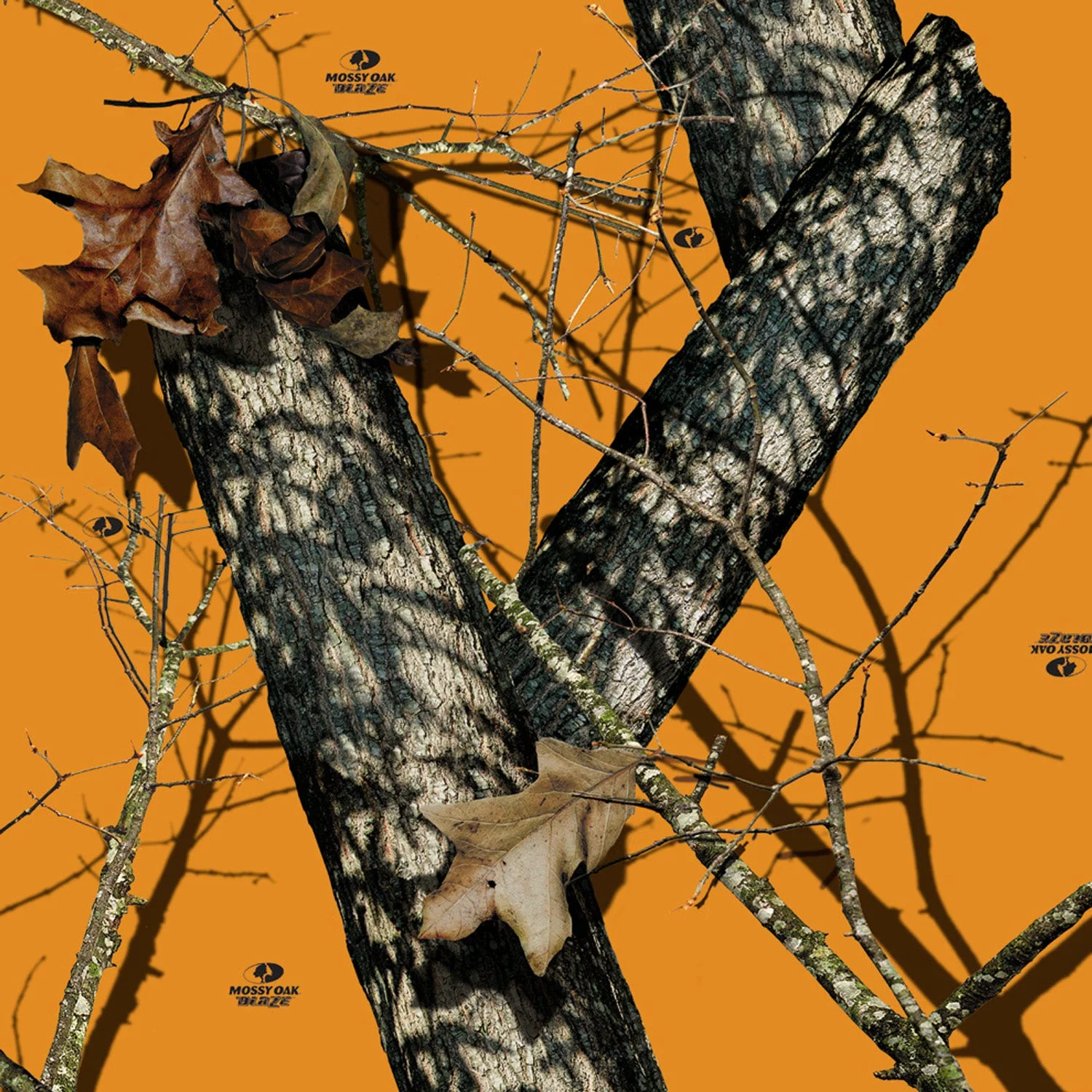 Live To Hunt Logo with Camo Pin Stripe - Blaze