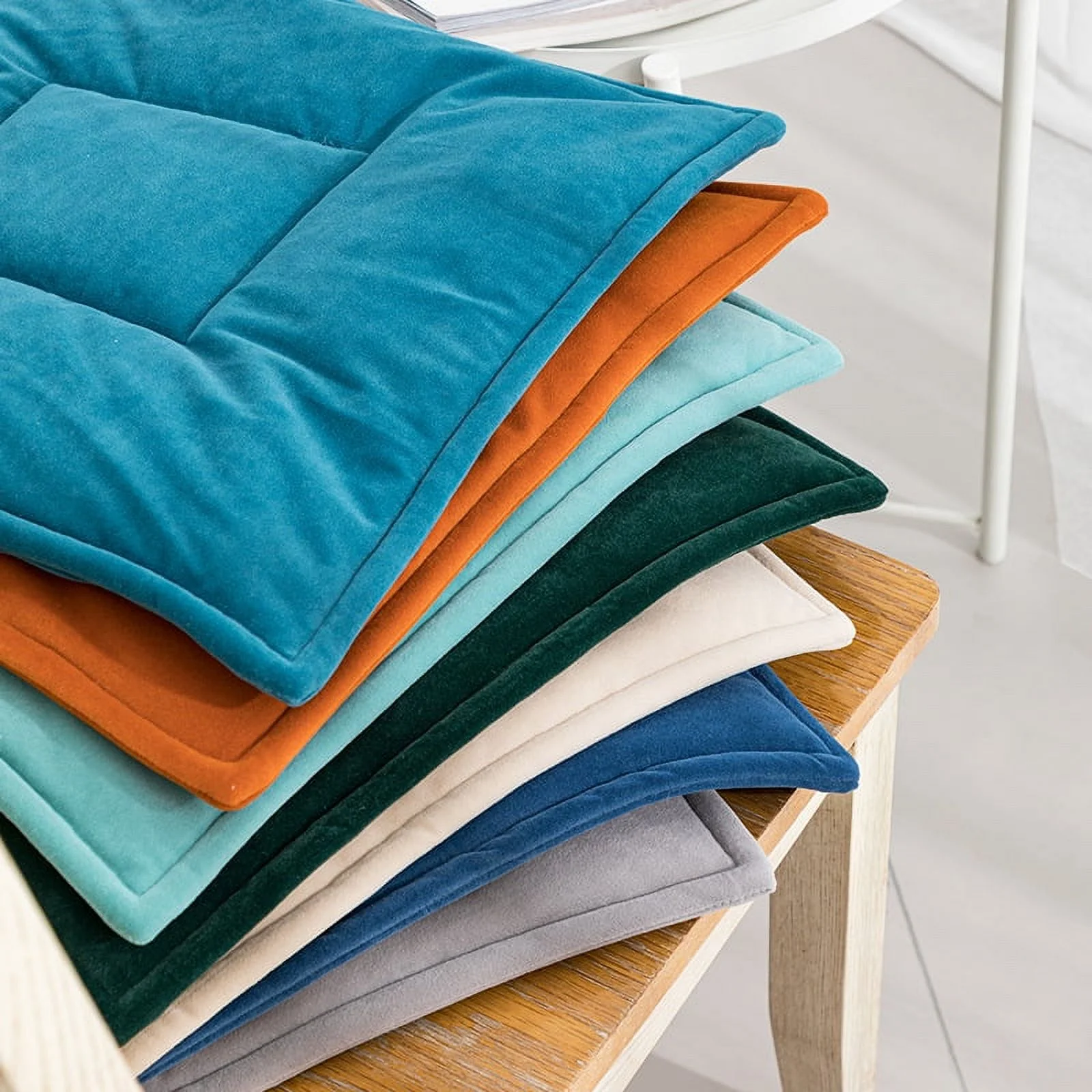 Namzi Seat Cushion Garden Patio Home Kitchen Office Thicken Comfy Seat Cushion, Blue 16