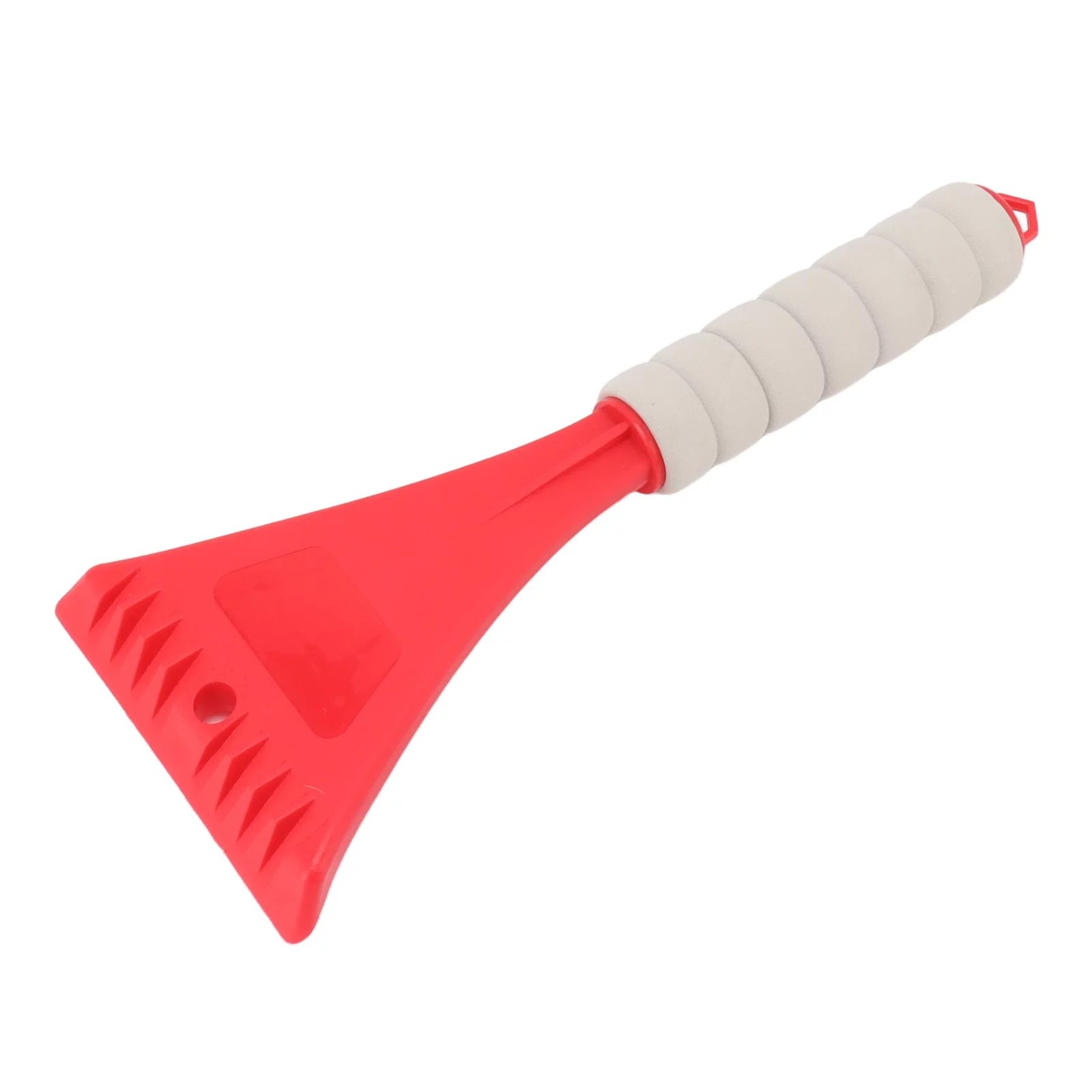 Verdant Touch Car Ice Shovel Car Windshield Shovel EVA Ergonomic Handle Rounded Corner Safe Portable Car Ice Scraper for Vehicle Outdoor Snow Red