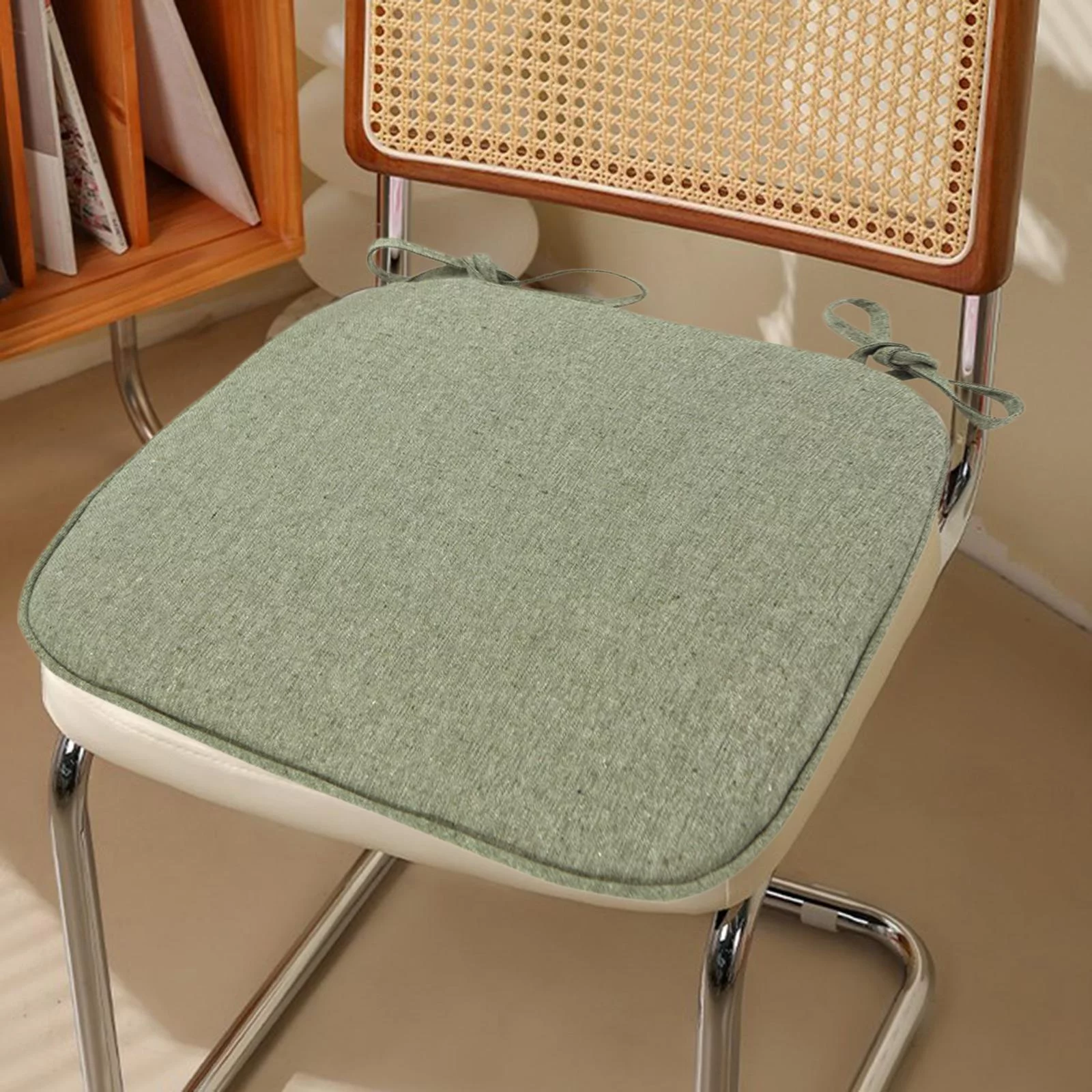 Soft Seat Pad Non Slip Patio Cushion Comfortable Removable Chair Pad Chair Cushion for Office Chair, Balcony,