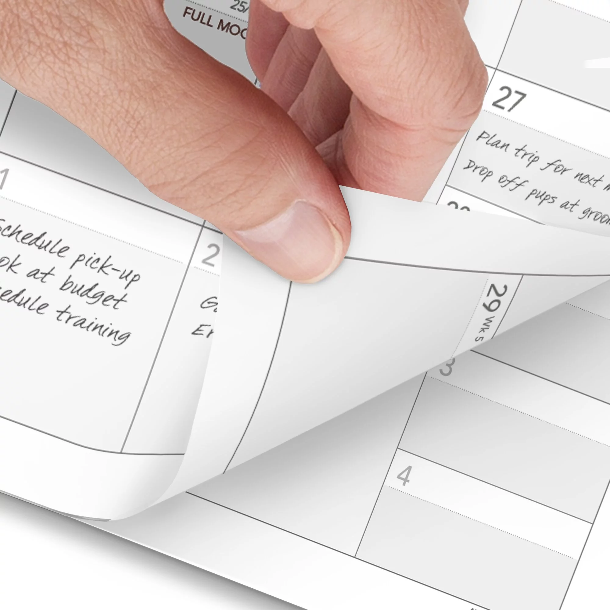 AT-A-GLANCE 2024 Monthly Planner Refill Loose-Leaf Portable Size 3 34 x 6 34 -