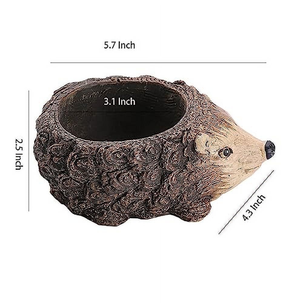 Animal Ceramic Flower Pot Succulent Planter-Hedgehog-1 PCS
