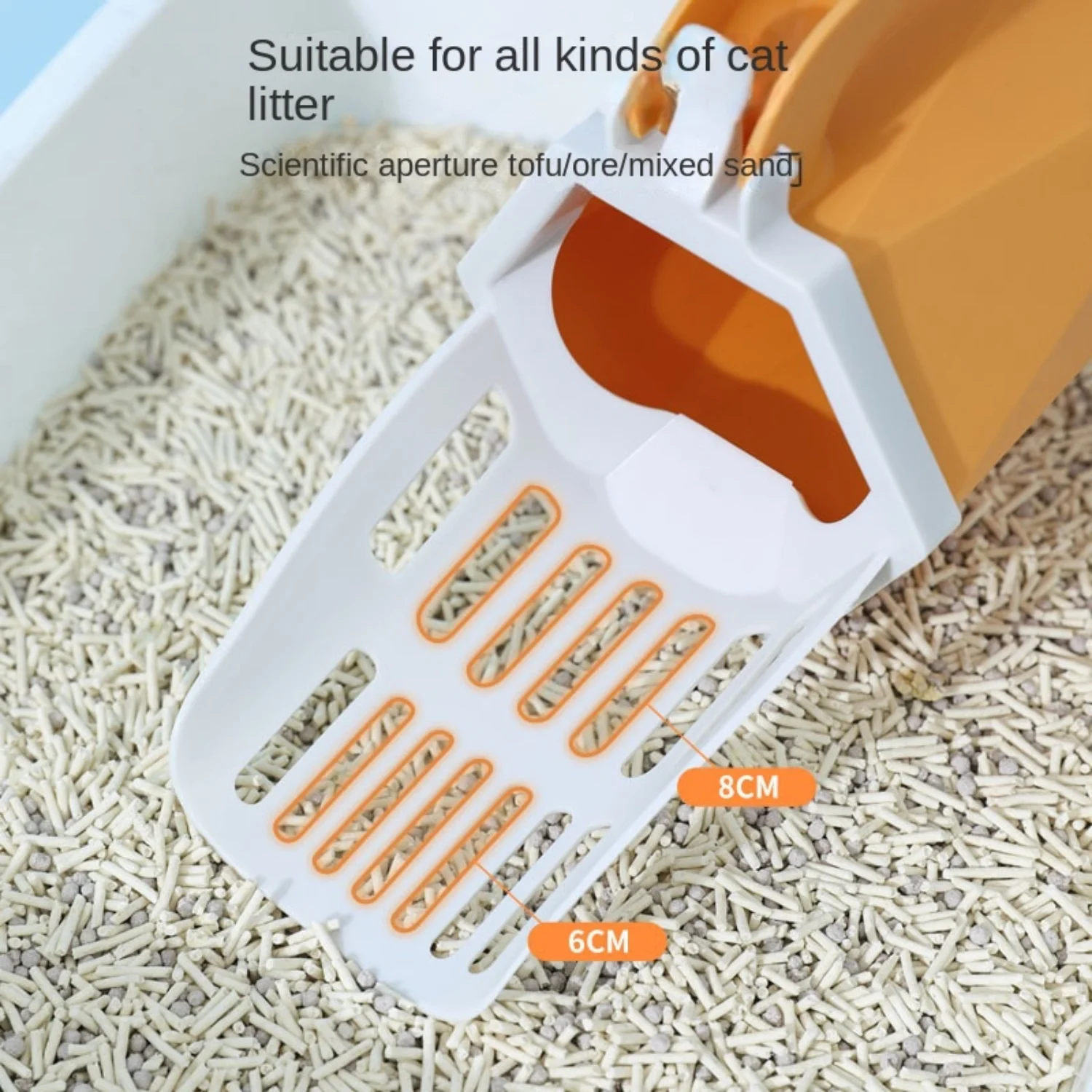 All-in-one Pp Cat Litter Shovel Garbage Bag Combo Set Cat and Dog Pet Poop Pick- Artifact