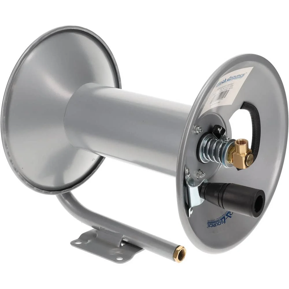 PRO SOURCE Air Hose Reel (Hose Not Included), fits 100 Foot 3/8