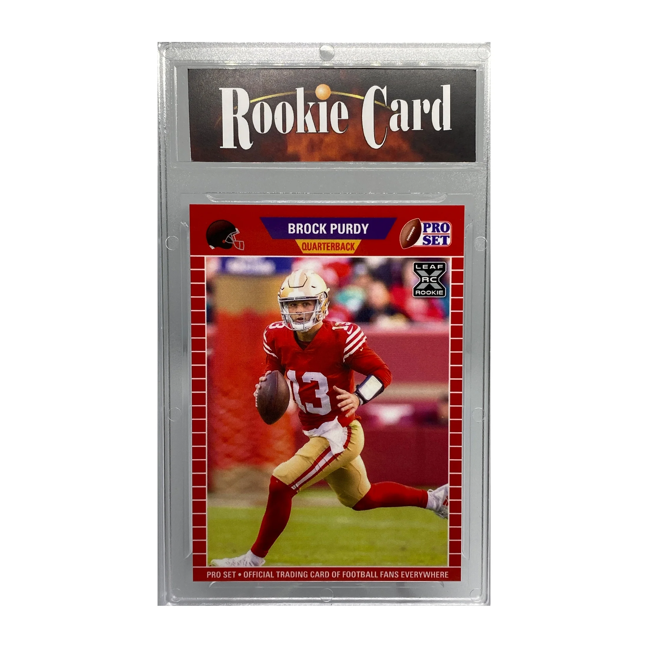 Certified Mint+ Brock Purdy 2022 Leaf Pro Set #PB-5 - 1 of 10,554 Made NINERS QB! Rookie Card