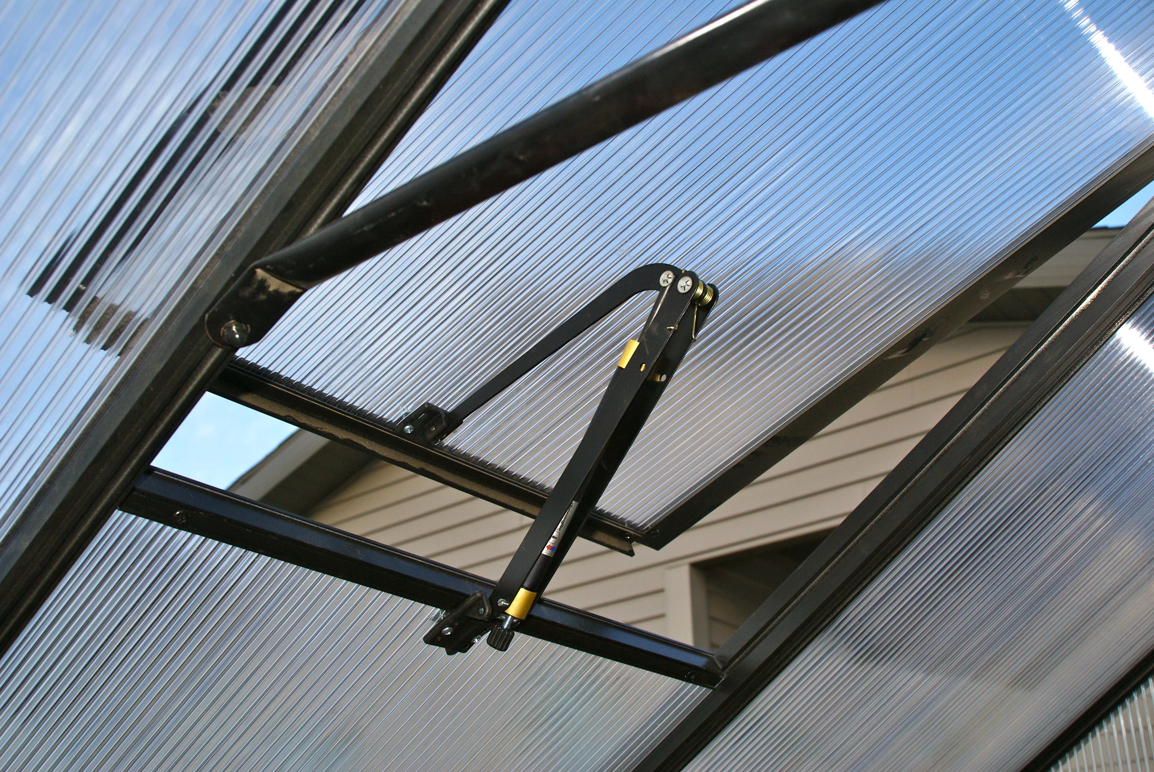 Monticello 8FT x 24FT Black Greenhouse