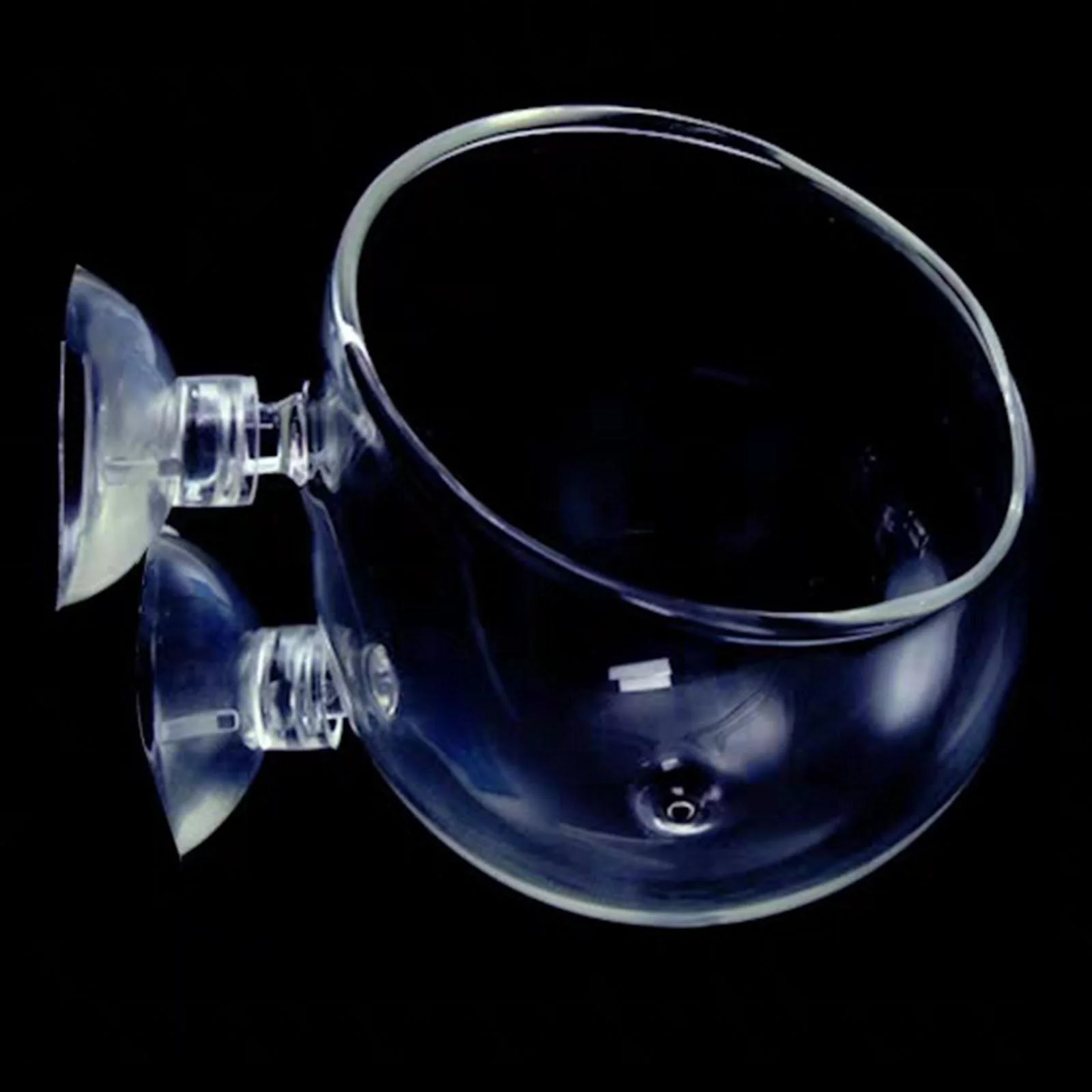 oshhnii Aquarium Plant Cup with Suction Cups Container Clear Tiny Plants Cultivation Pot
