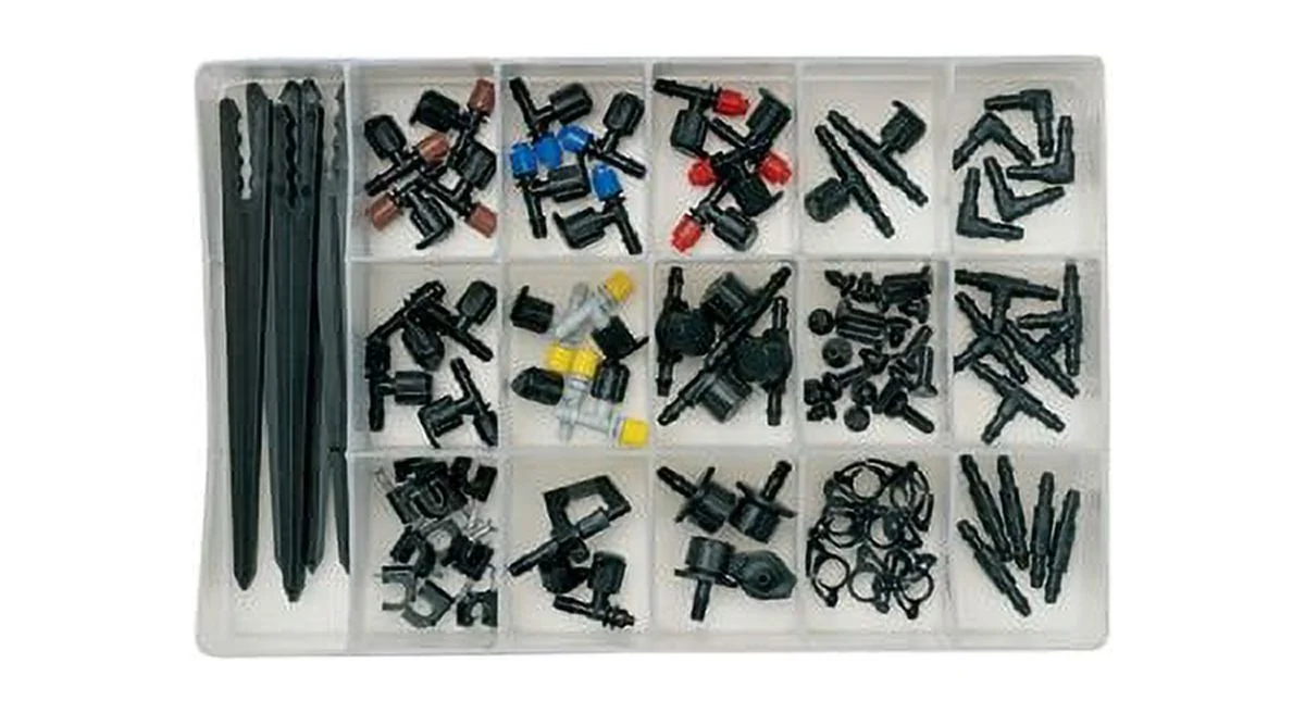 Orbit Drip Irrigation 92-Piece Set with Fittings, Spray Heads, Accessories 69500