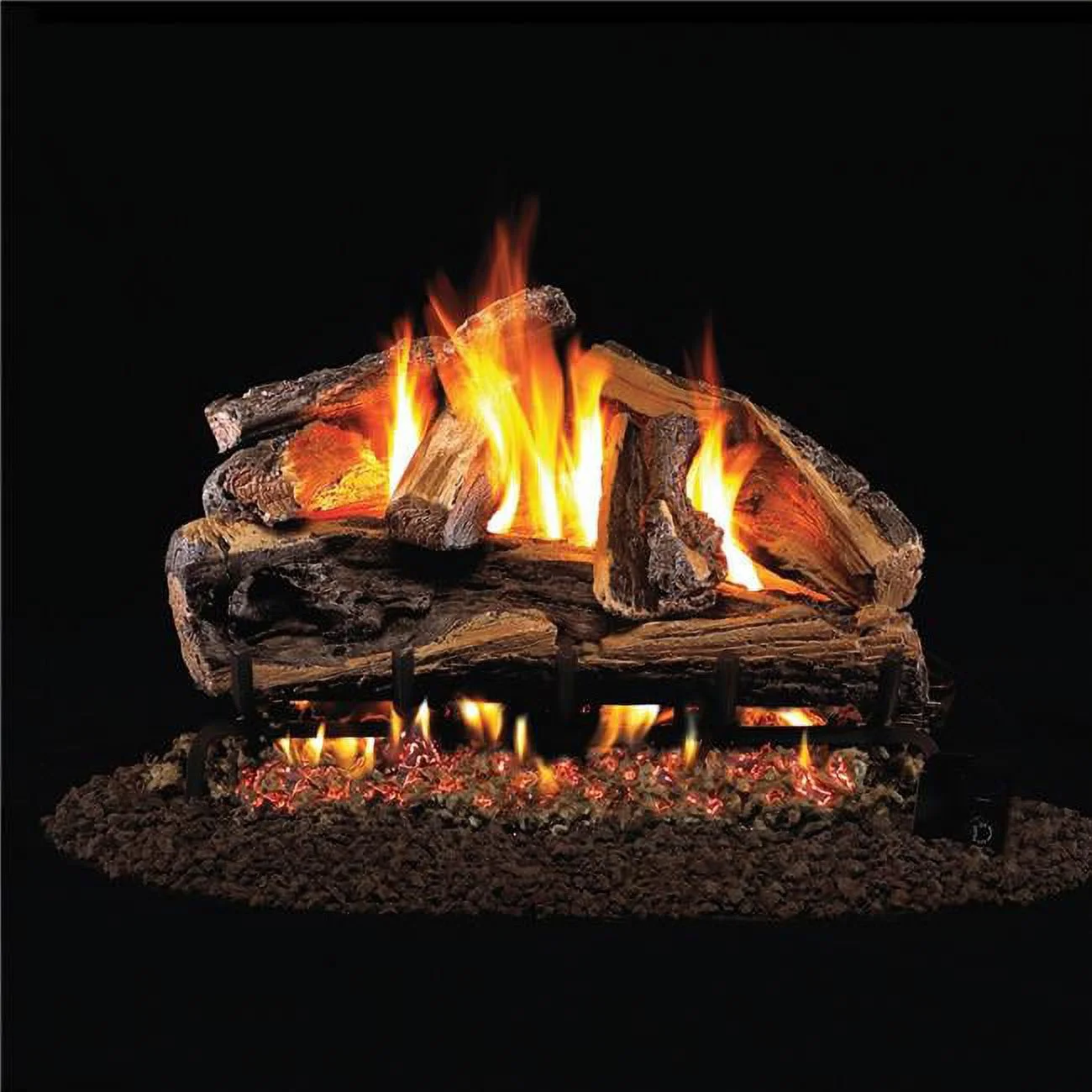 Products  24 in. Rugged Split Oak Vented Log Set