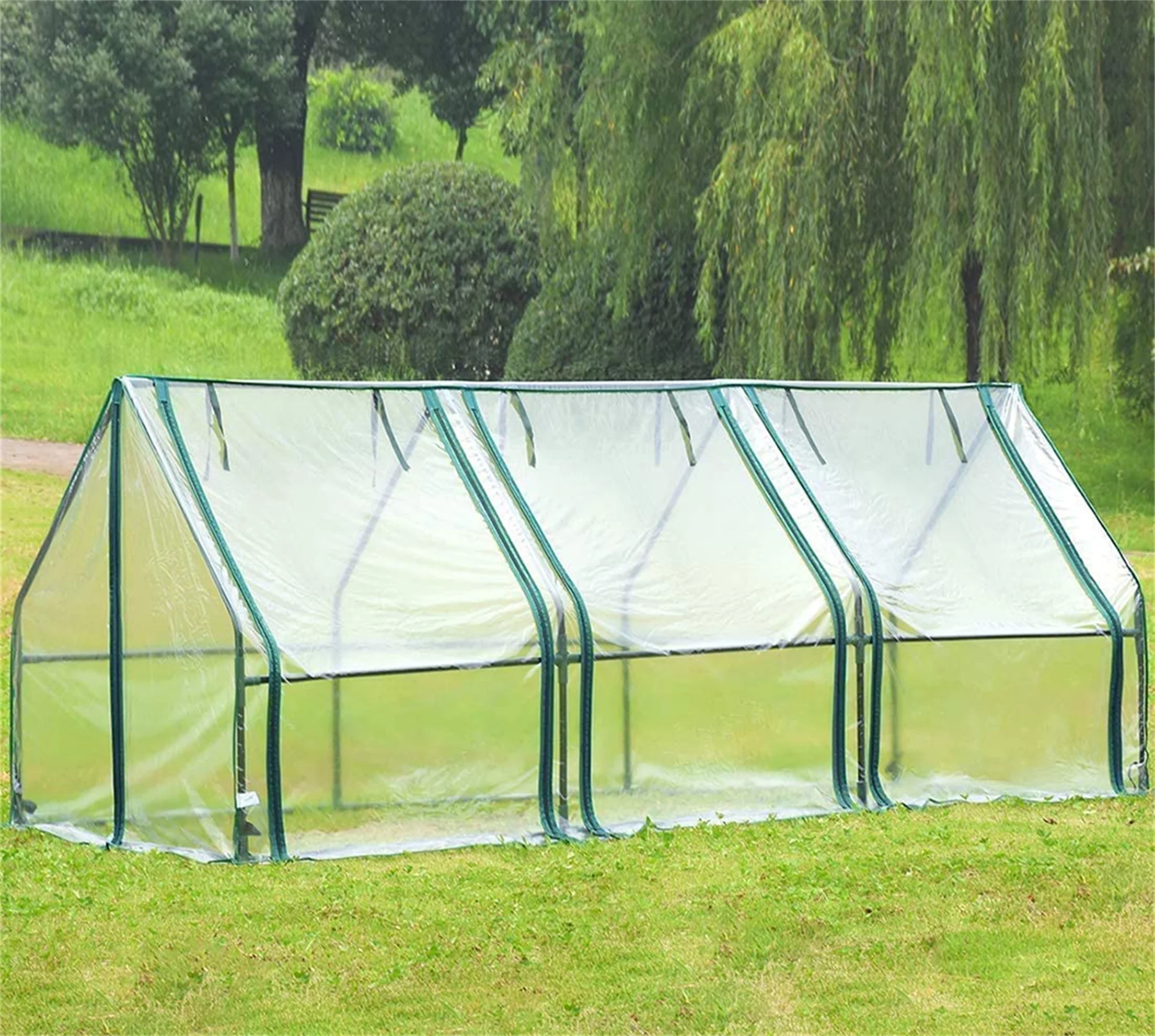 Waterproof UV Protected Reinforced Mini Cloche Greenhouse