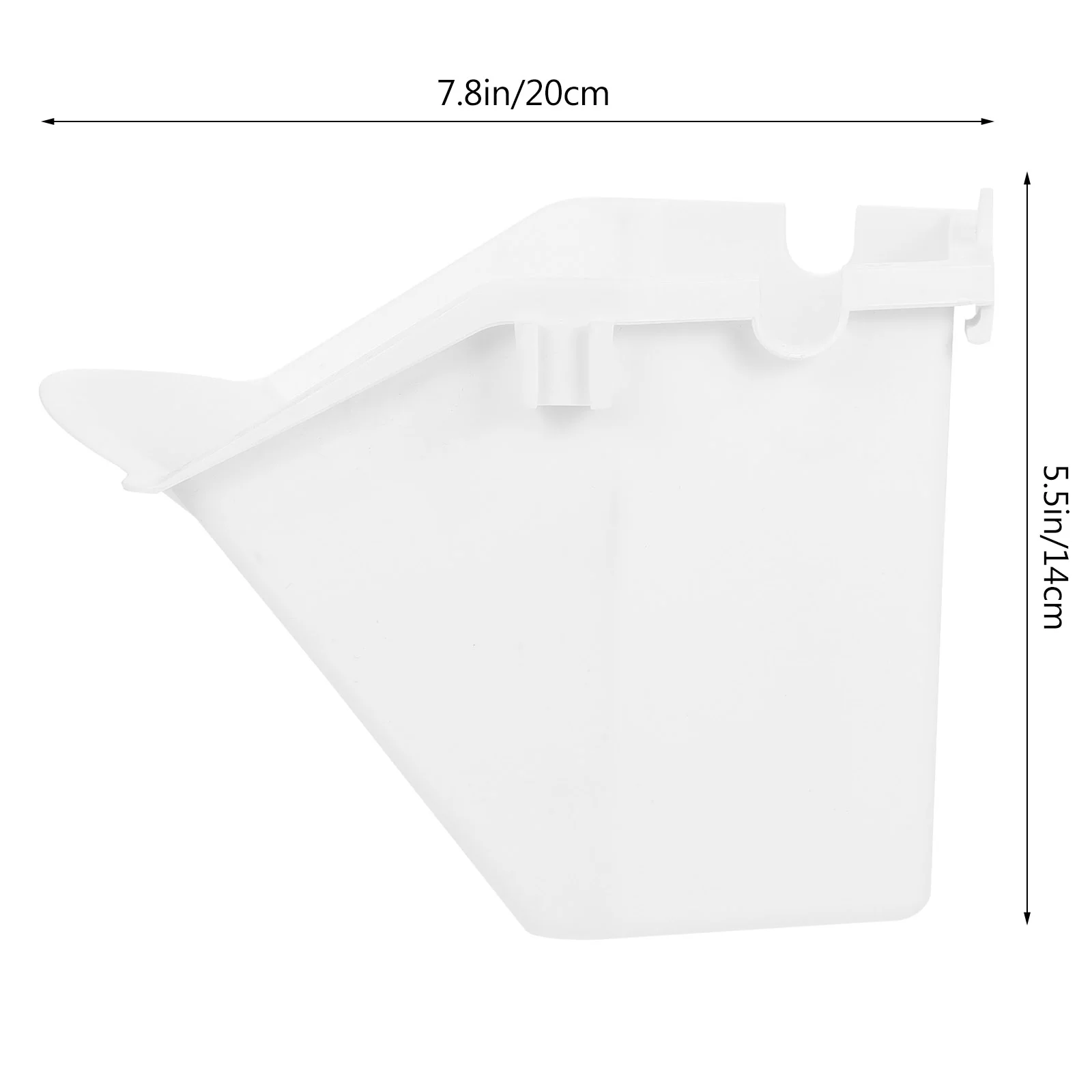 Guichaokj 2pcs Balcony Bonsai Vertical Garden Flower Pot Plant Pot Plastic Wall Planter