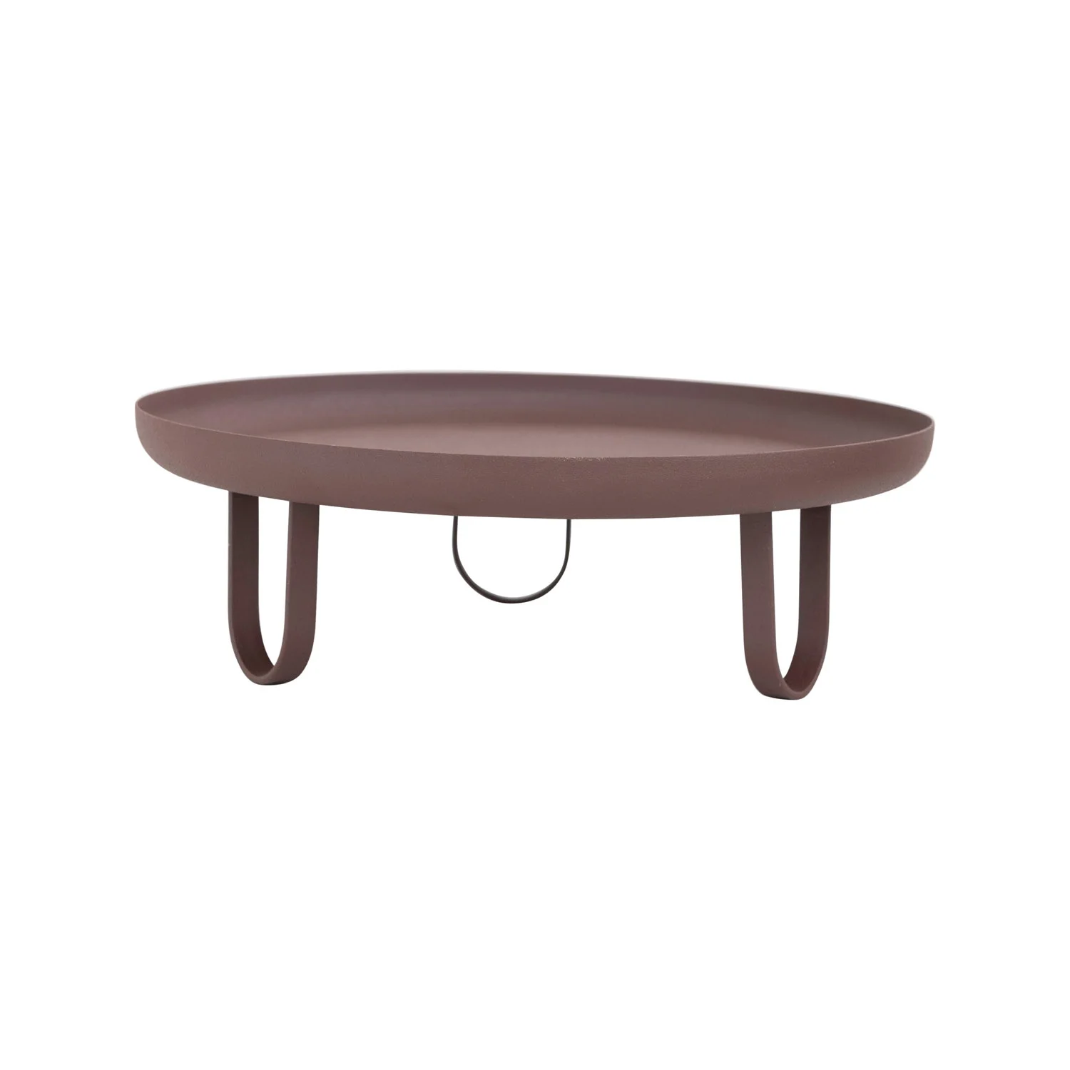 Bloomingville Decorative Textured Metal Footed Pedestal