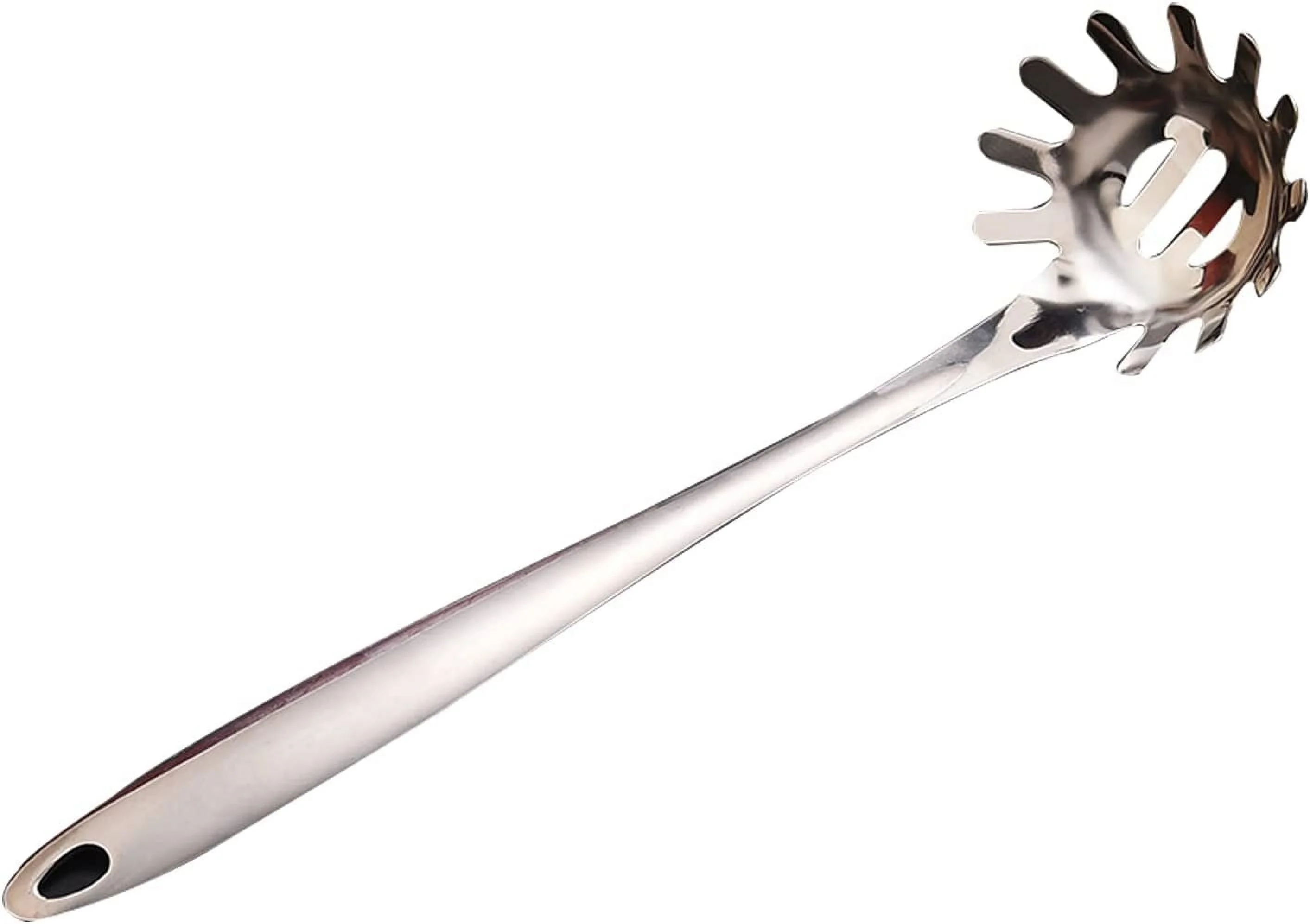 Stainless Steel Pasta Fork Noodle Spoon Egg Scoop Server Heat Resistant Handle Without Hurting The Pot Kitchen Tool