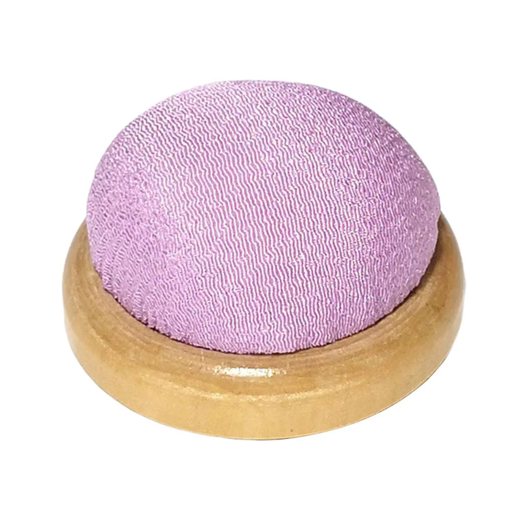 Wooden Base Pincushion Pin Cushion Pillow Stitching Embroidery Sewing Supplies