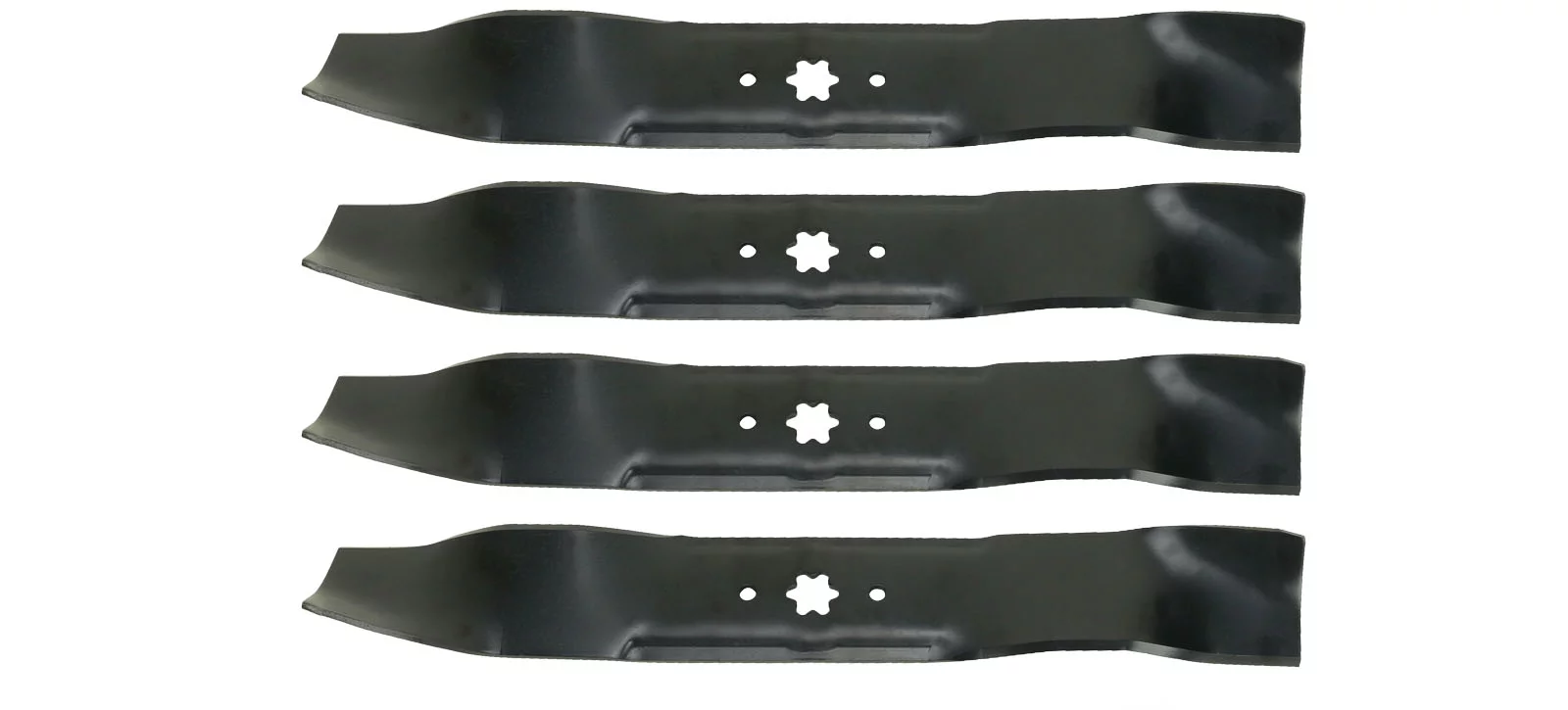 (4) USA Mower Blades® Mulching High Lift for Craftsman® 33020 38