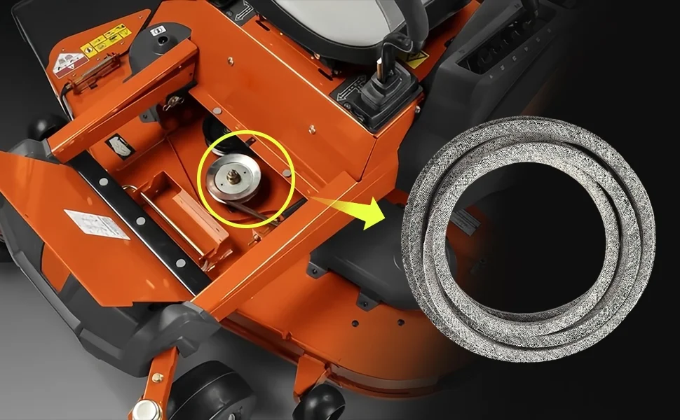 Mower Deck Drive Belt Replacement for Husqvarna Z254F MZ54 # 592951801