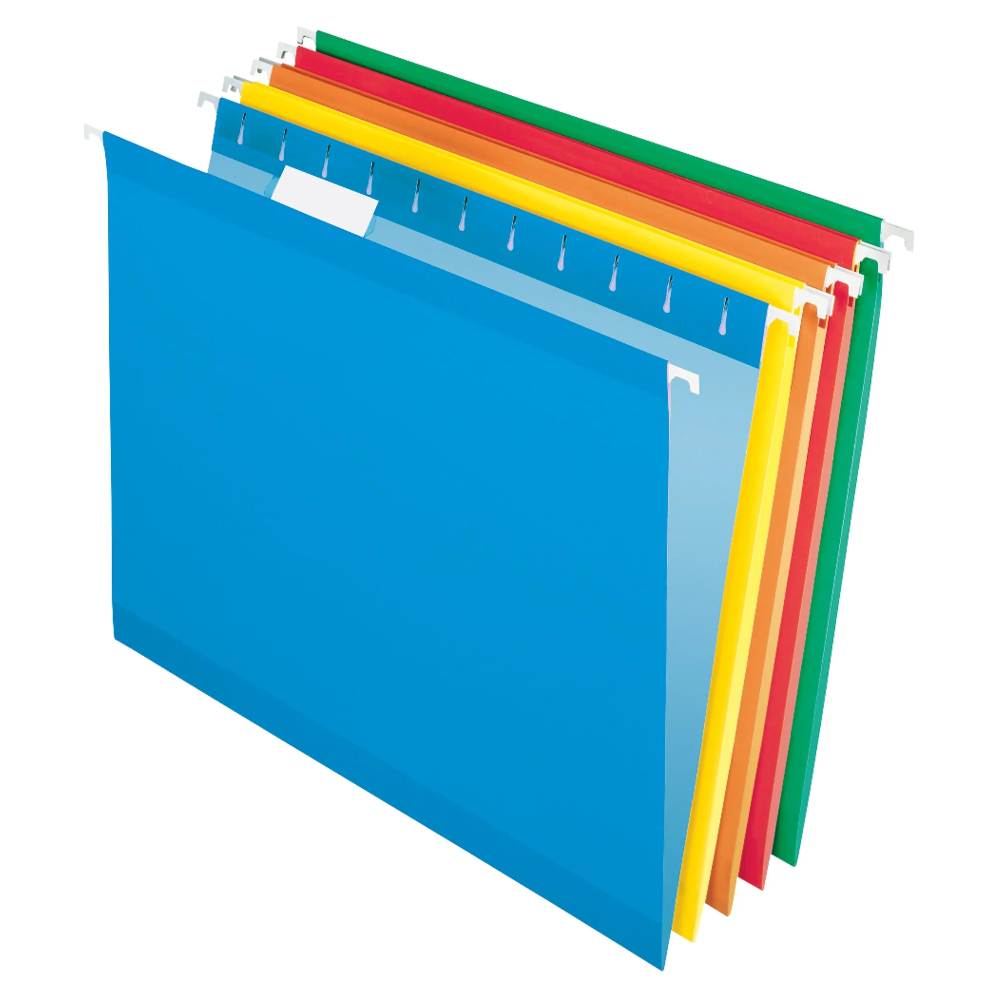 Office Depot(R) Hanging Folders, 8 1/2in. x 11in., Letter Size, Assorted, Box Of 25, OM97643