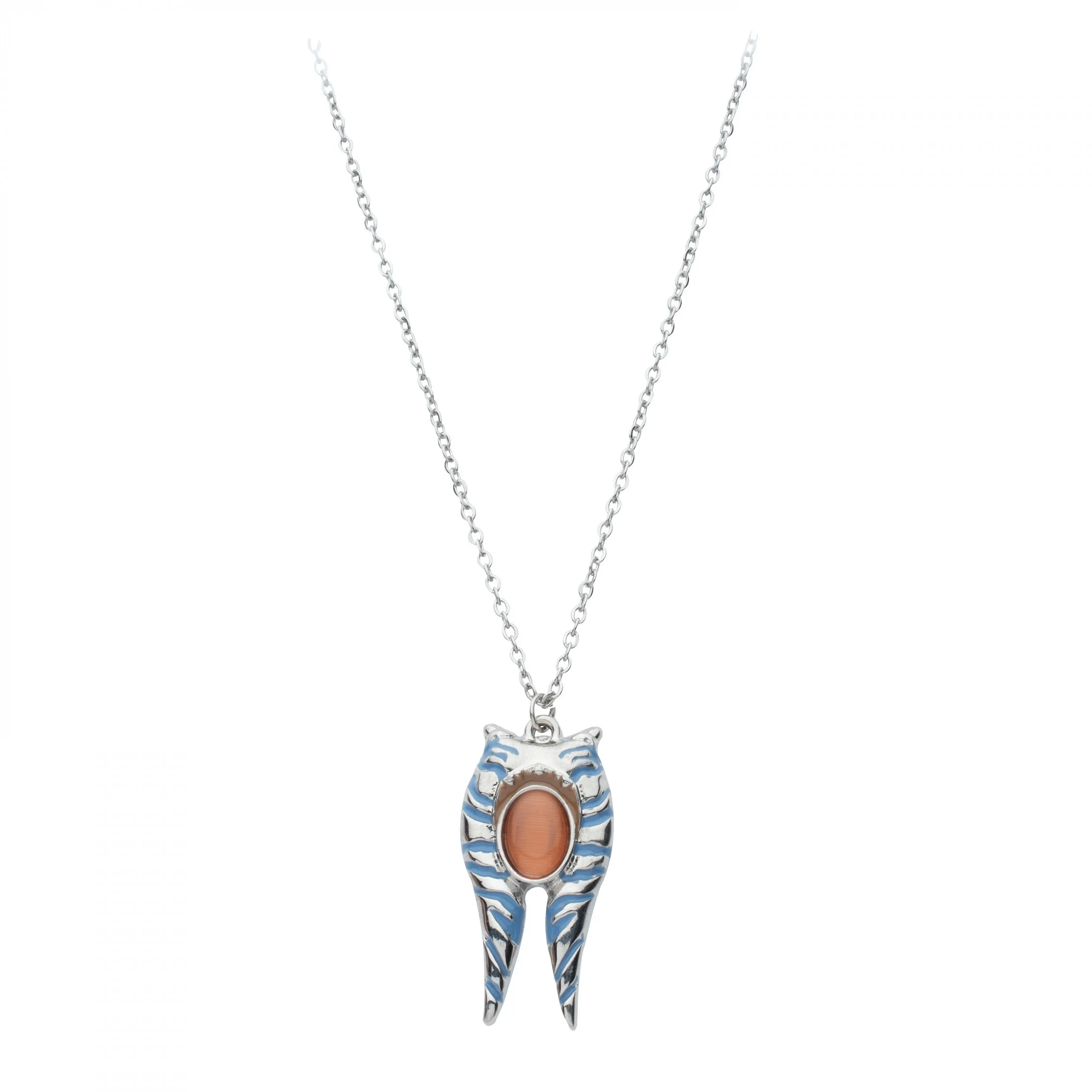 Star Wars  Ahsoka 3D Mandrils Pendant Necklace, Silver