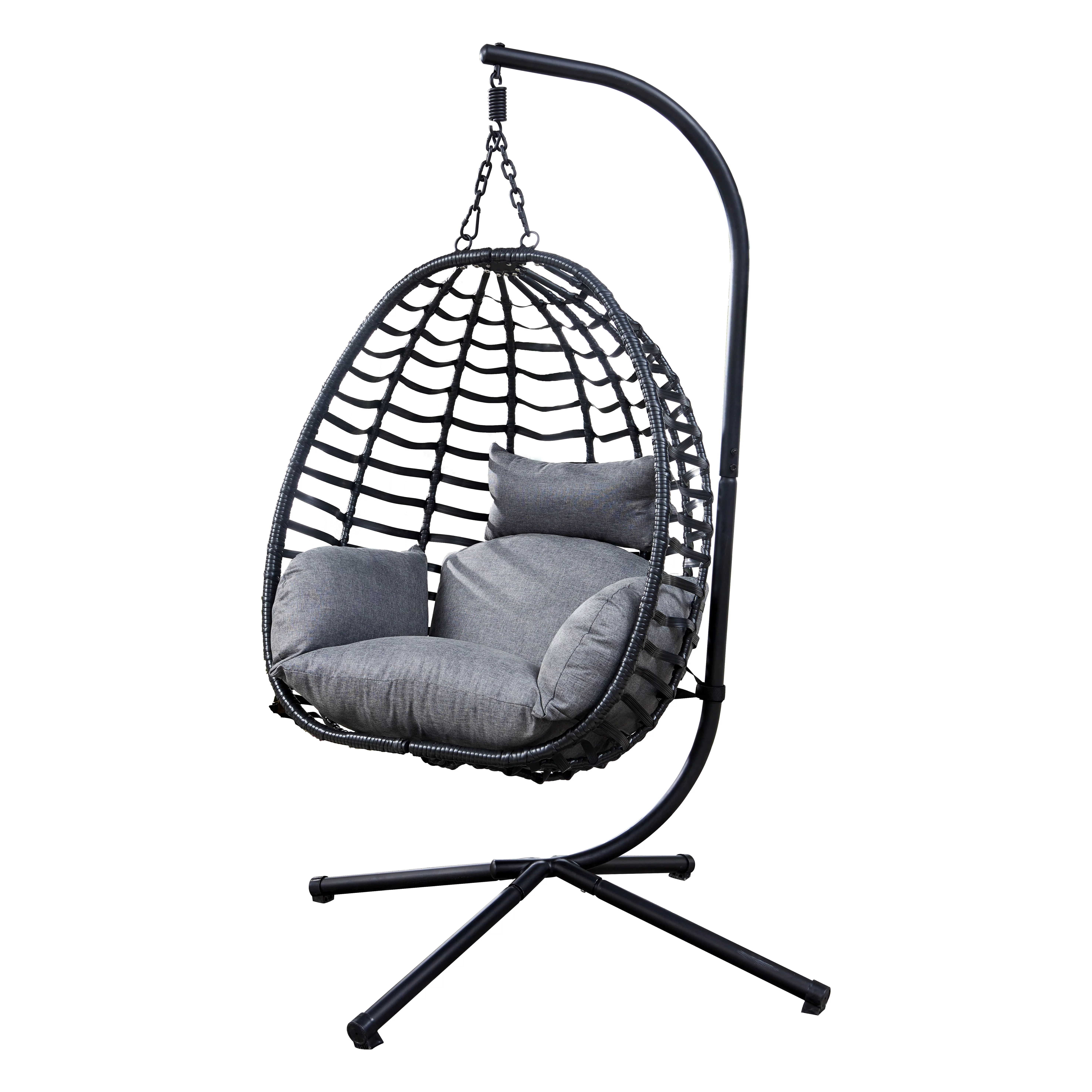 Wicker Swing Chair for Balcony - 76.5 - Relax in style with our comfortable swing chair!