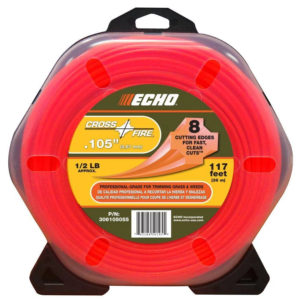 Echo Genuine OEM 1/2 Lb .105in Cross-Fire Trimmer # 306105055