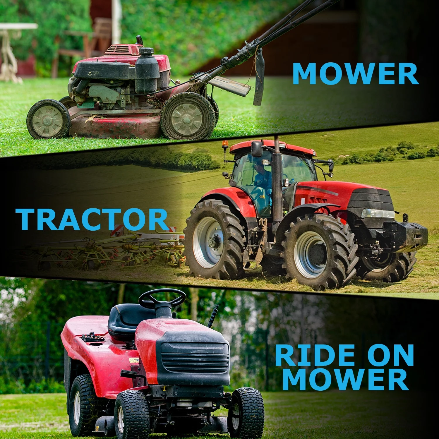 ML-U1-CCAHR 12V 320CCA Battery for JohnDeere 650 Alternator LawnMower