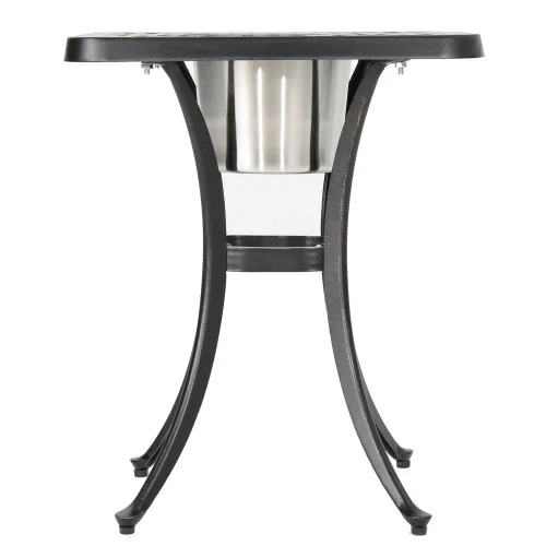 AVA BISTRO TABLE WITH ICE BUCKET