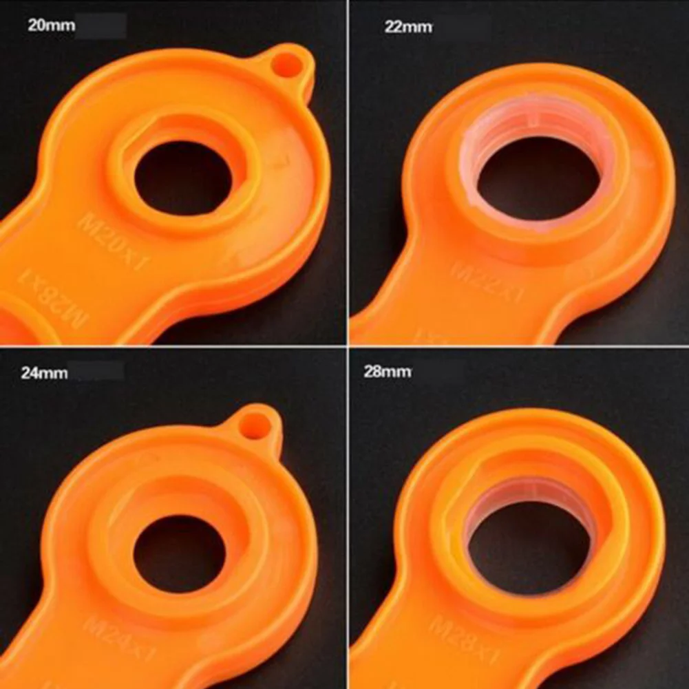 Yannee 1 Pcs Aerator Key,Universal Mixing Nozzle Aerator Key Aerator Key Aerator Wrench M20 M22 M24 M28,Orange