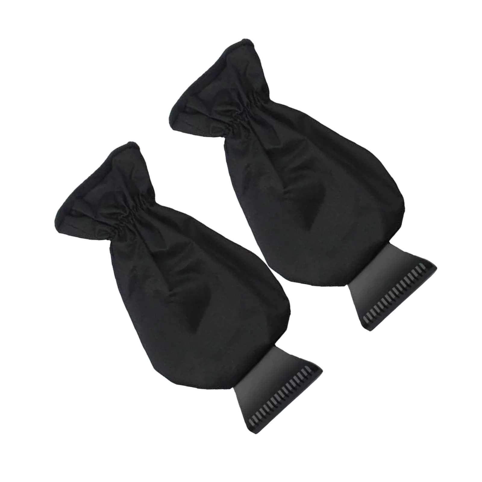 Car Snow Shovel with Gloves Ice Remove Clean Tool black