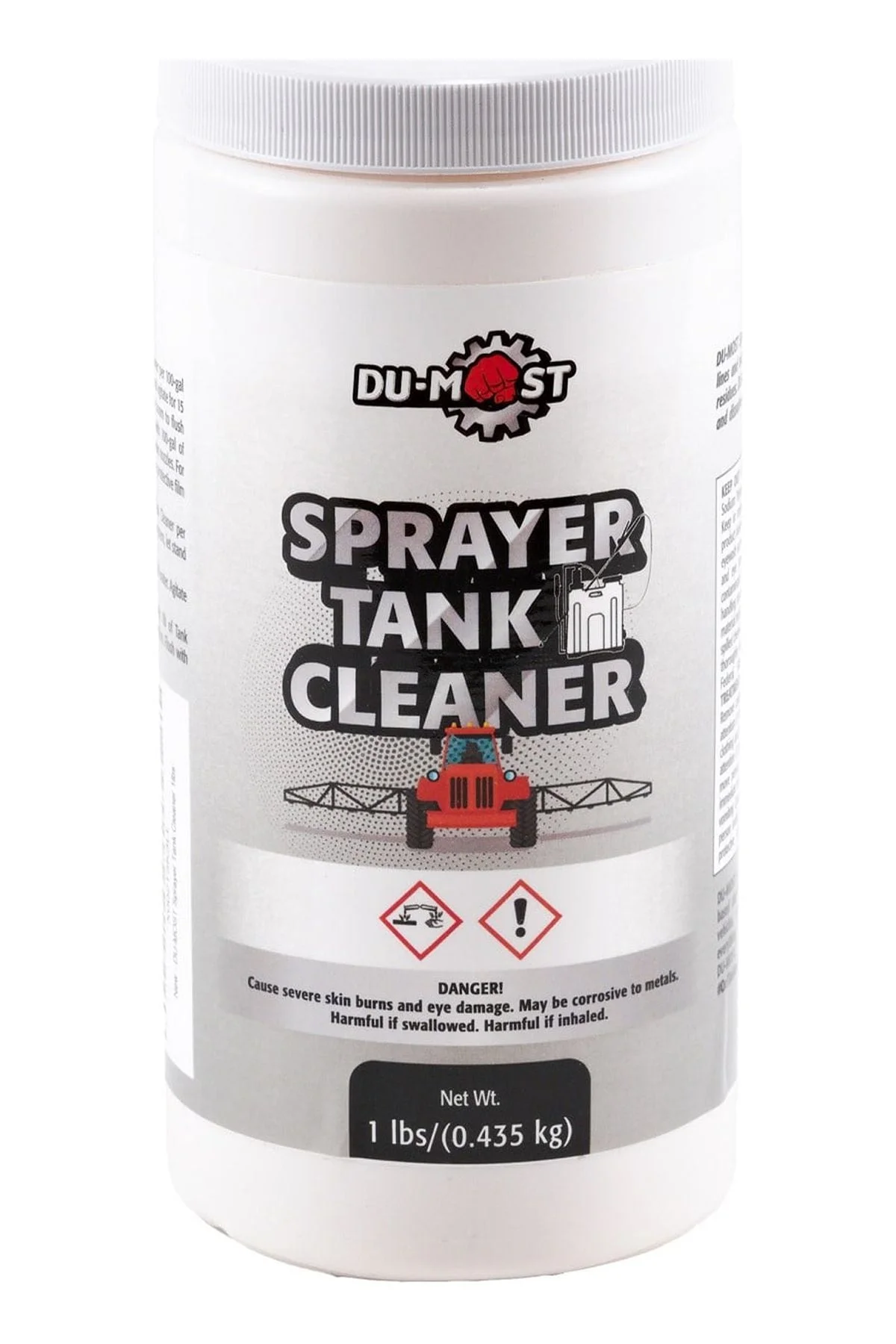 DU-MOST Spray Tank and Equipment Cleaner (Dry), Clean & Protect Agricultural Sprayer Tank, Lines & Nozzle (1 lbs)
