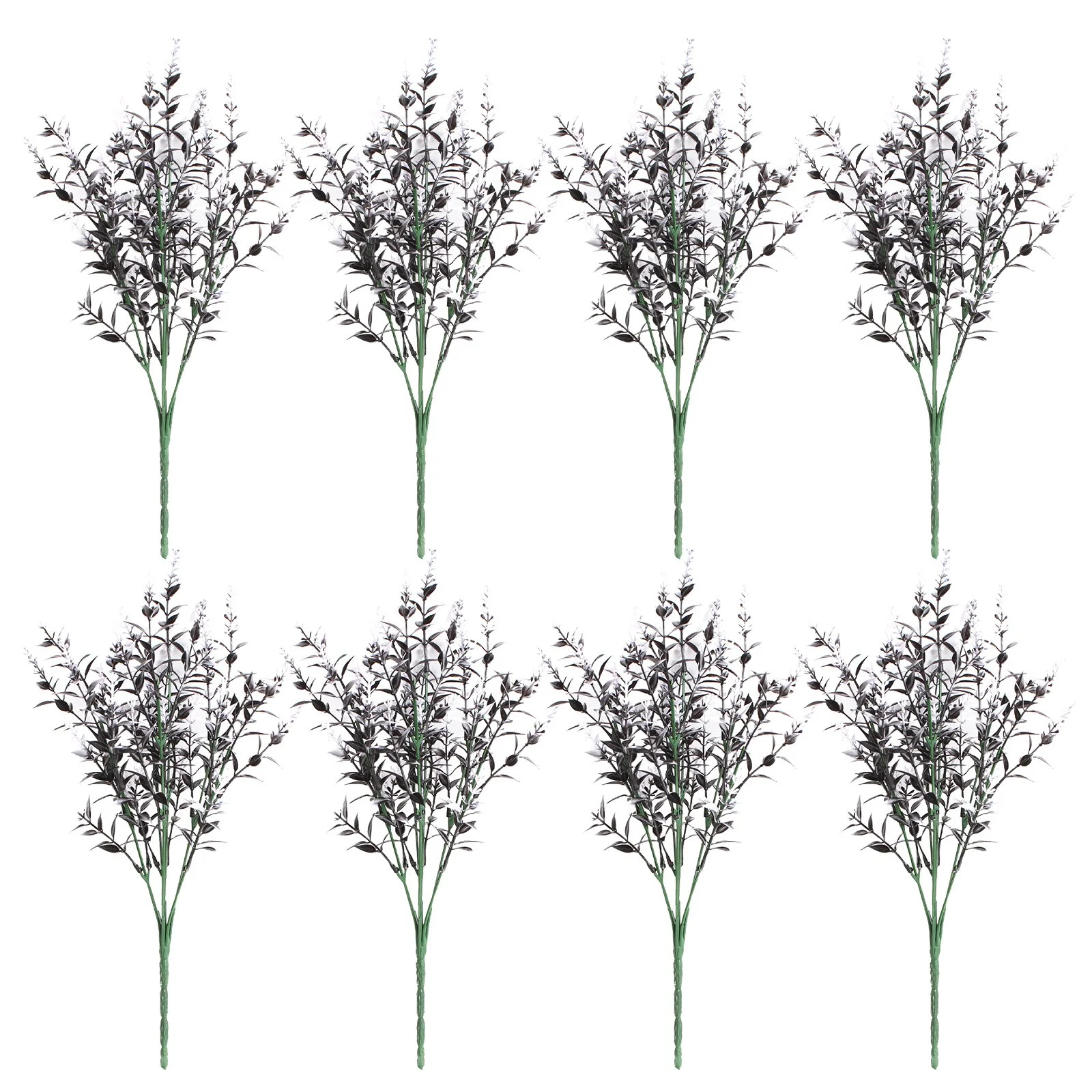 Yeetfub Faux flowers Silk Flowers Flowers Flowers Lavender Faux Plastic 8Bundle For Home Artificial Flowers for Window Garden Office Patio Planter Pathway Front Porch