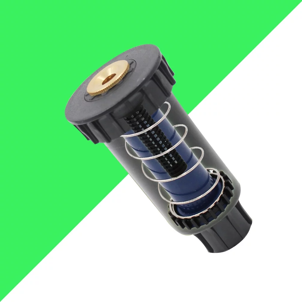 Gongxipen 360 Degree Adjustable Plastic Pop-Up Sprinklers with Brass Nozzle Irrigation Garden Watering Cooling Nozzle for Lawn Yard Garden Planter Beds