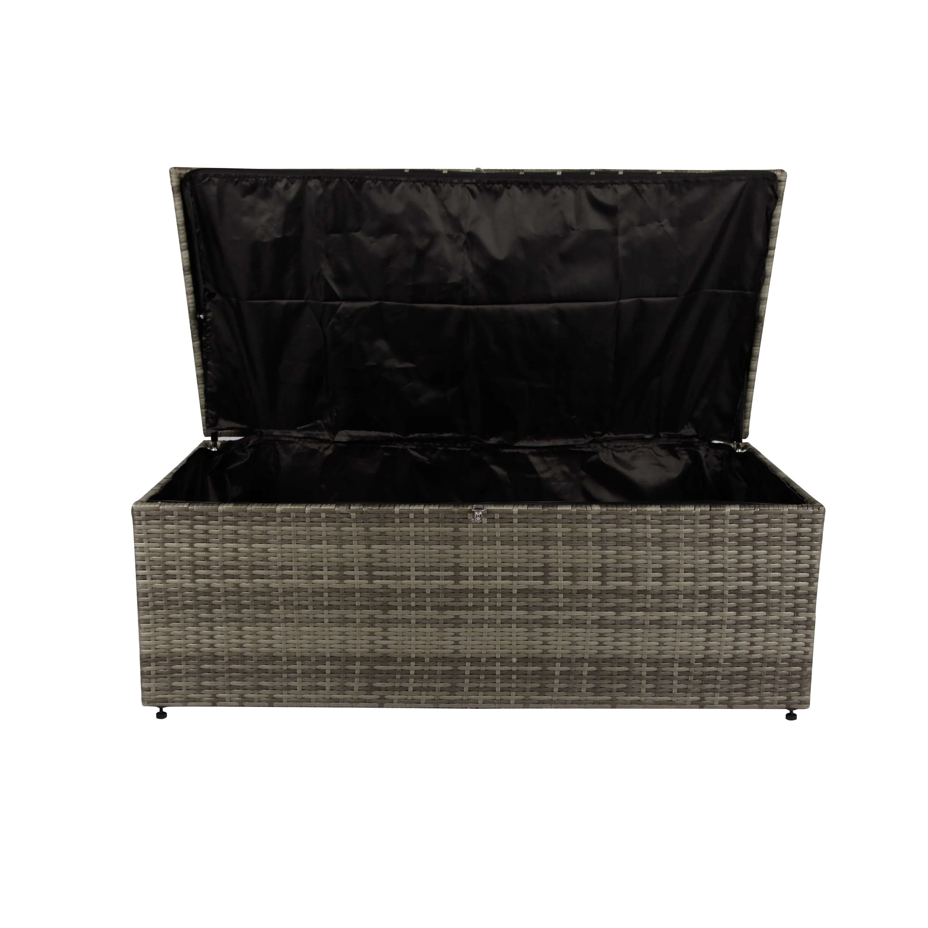 Incadozo 5PC All-Weather Wicker Patio Seating Set, Gray/Blue