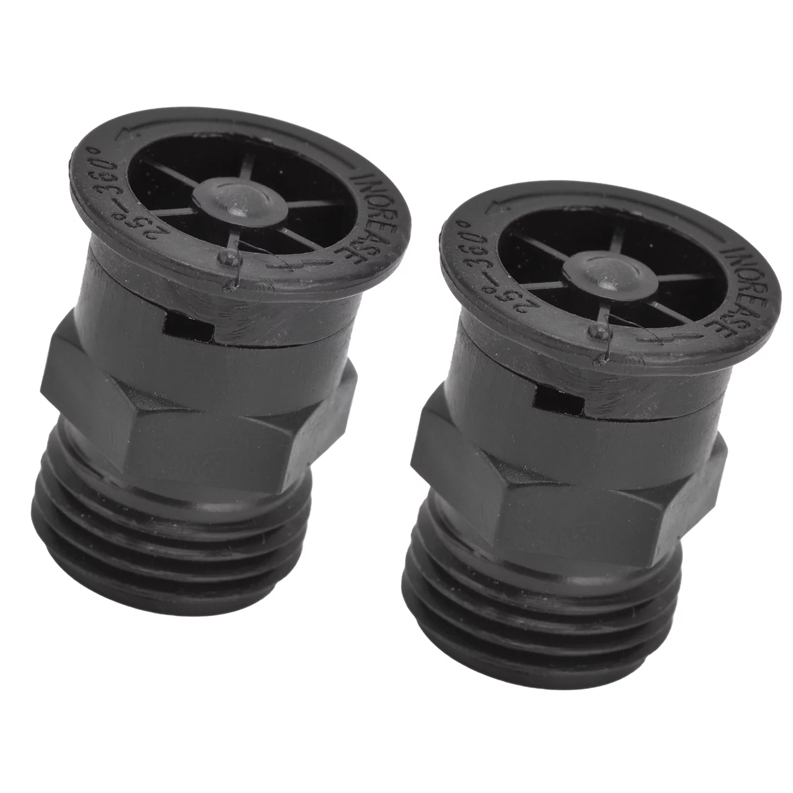 2Pcs Lawn Sprinkler Multipurpose Sprinkler Nozzle G1/2 External Thread Plastic Sprinkler Irrigation Garden Lawn Supplies