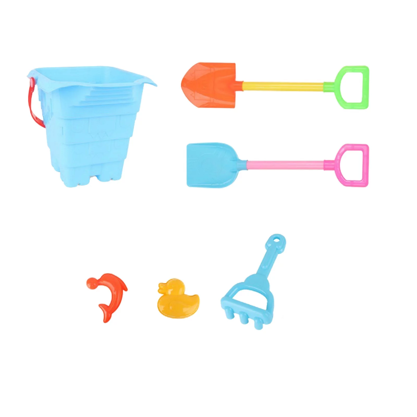 KEVCHE Beach Children's Toy Castle Bucket Shovel Spade Tool Toy