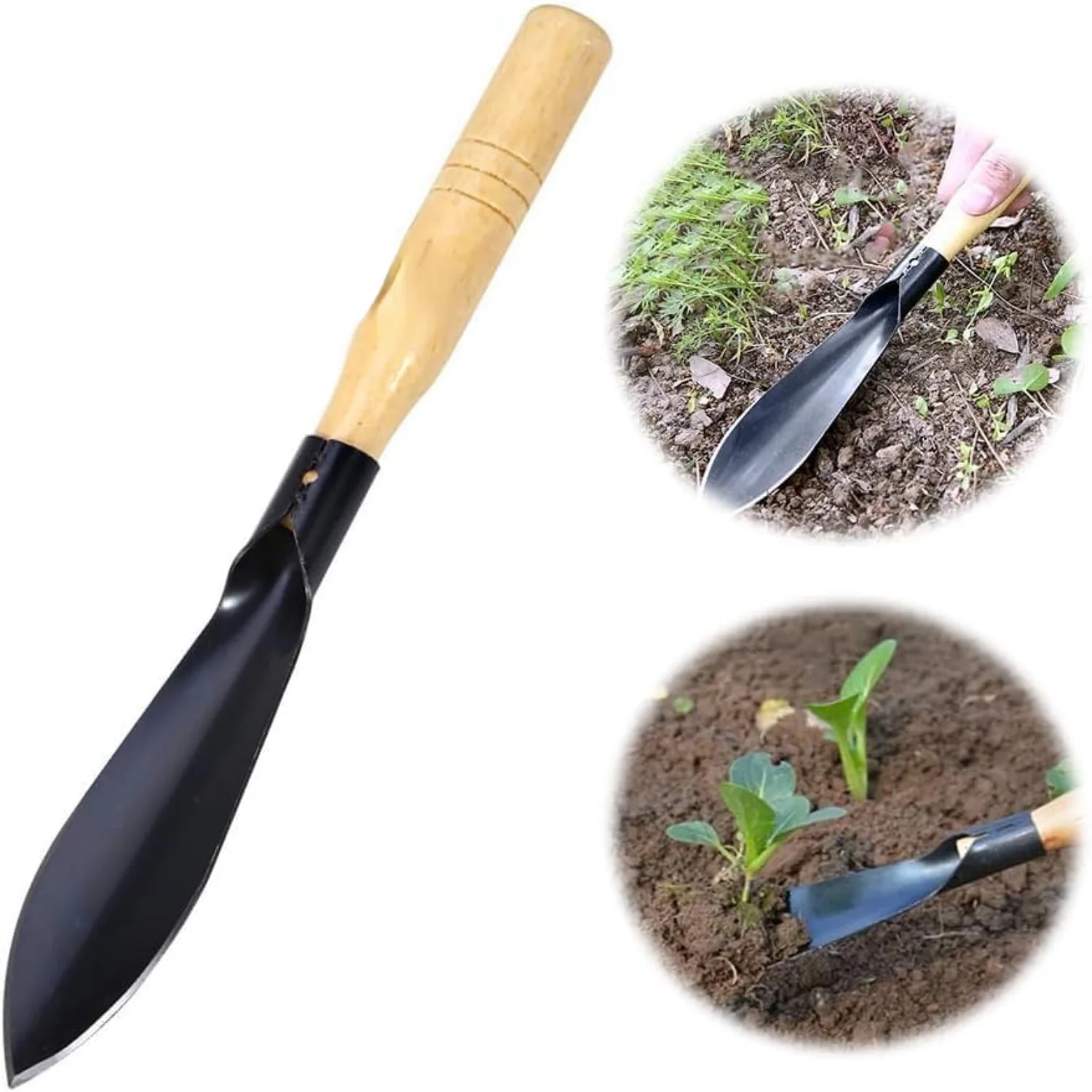 2024 Ultimate Upgraded Heavy Duty Gardening Tools Set - Essential Hand Tools for Enthusiastic Gardeners. Includes Premium Heavy Duty Garden Shovel  Trowel  and Flat Blade Shovel. Must-Hav
