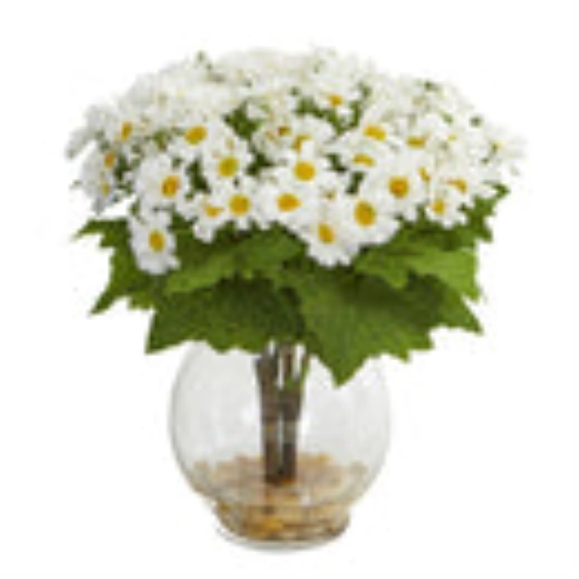 Nearly Natural W1143 22 in. Assorted Peony Artificial Wreath