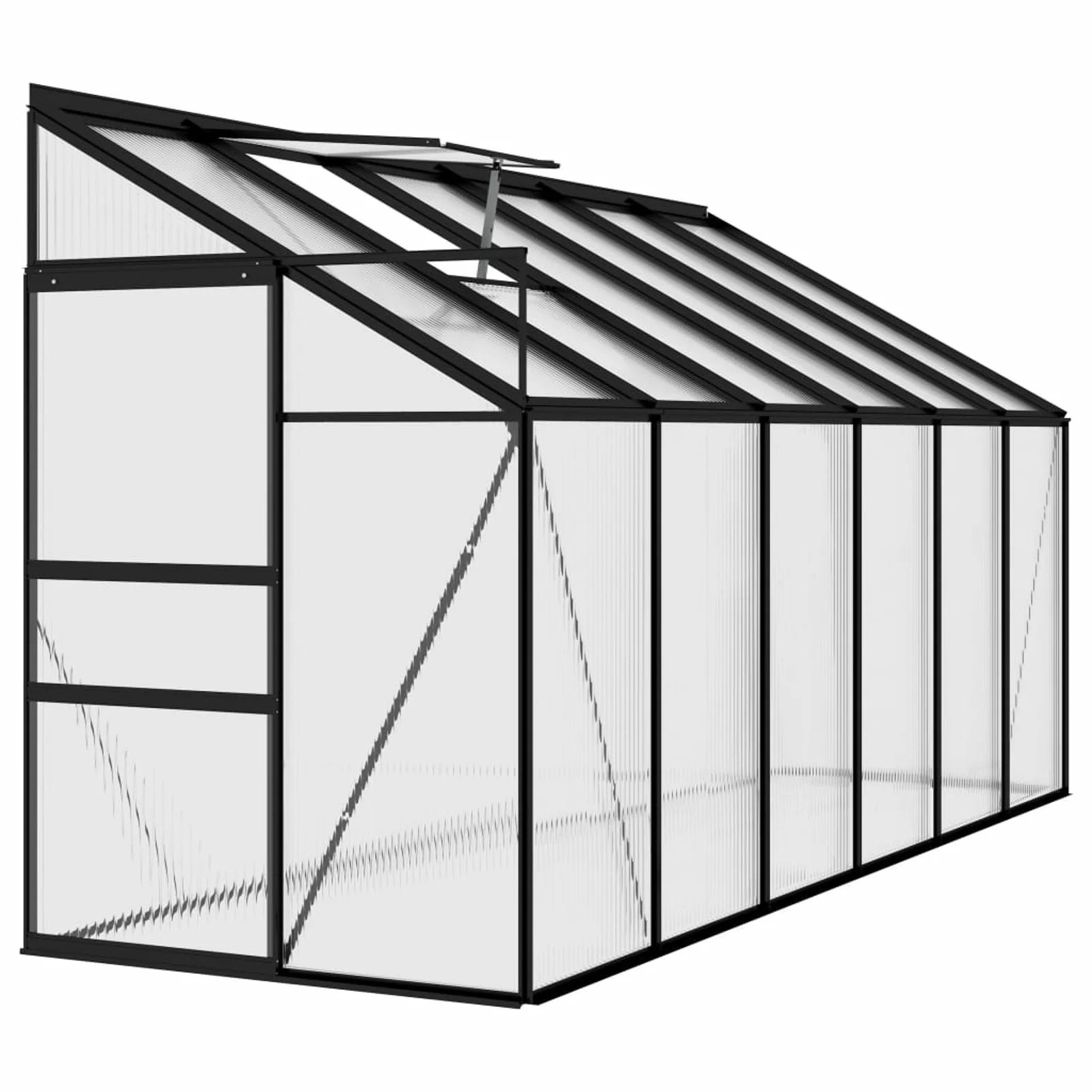 Uteam Aluminum Greenhouse Anthracite 262.7 ft³